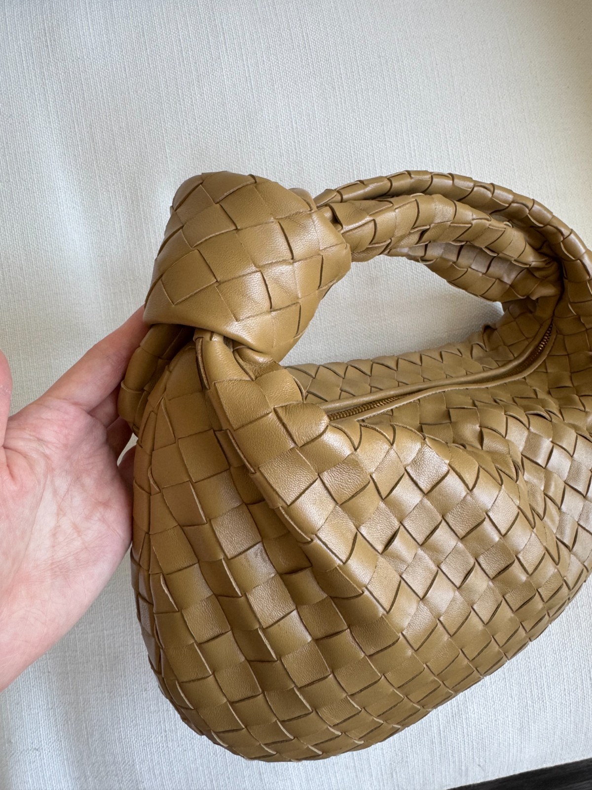 Bottega Veneta Small Jodie Dark Praline