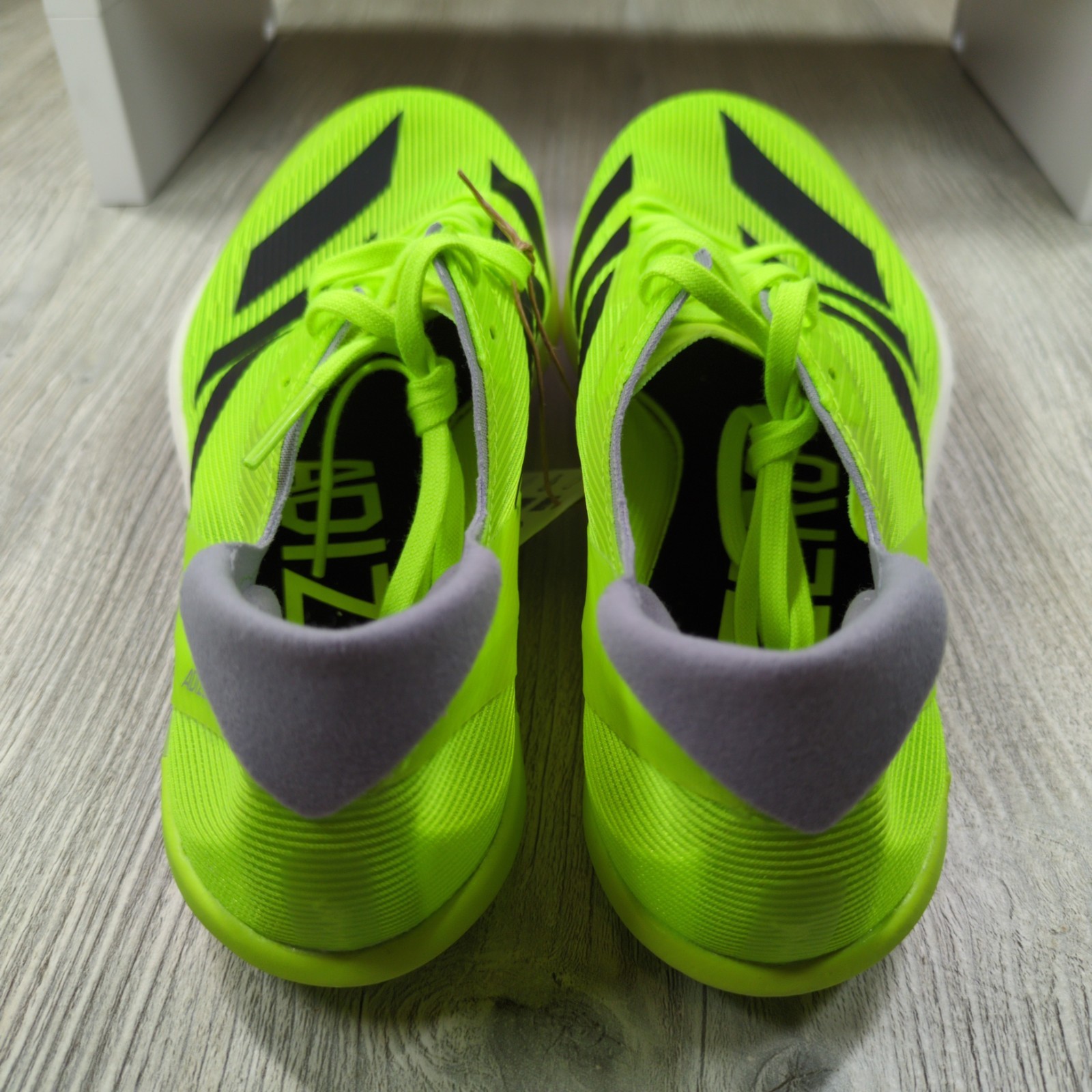 Adidas Adizero Ambition Track Spikes Lucid Green Mens Size 9 New IH5798