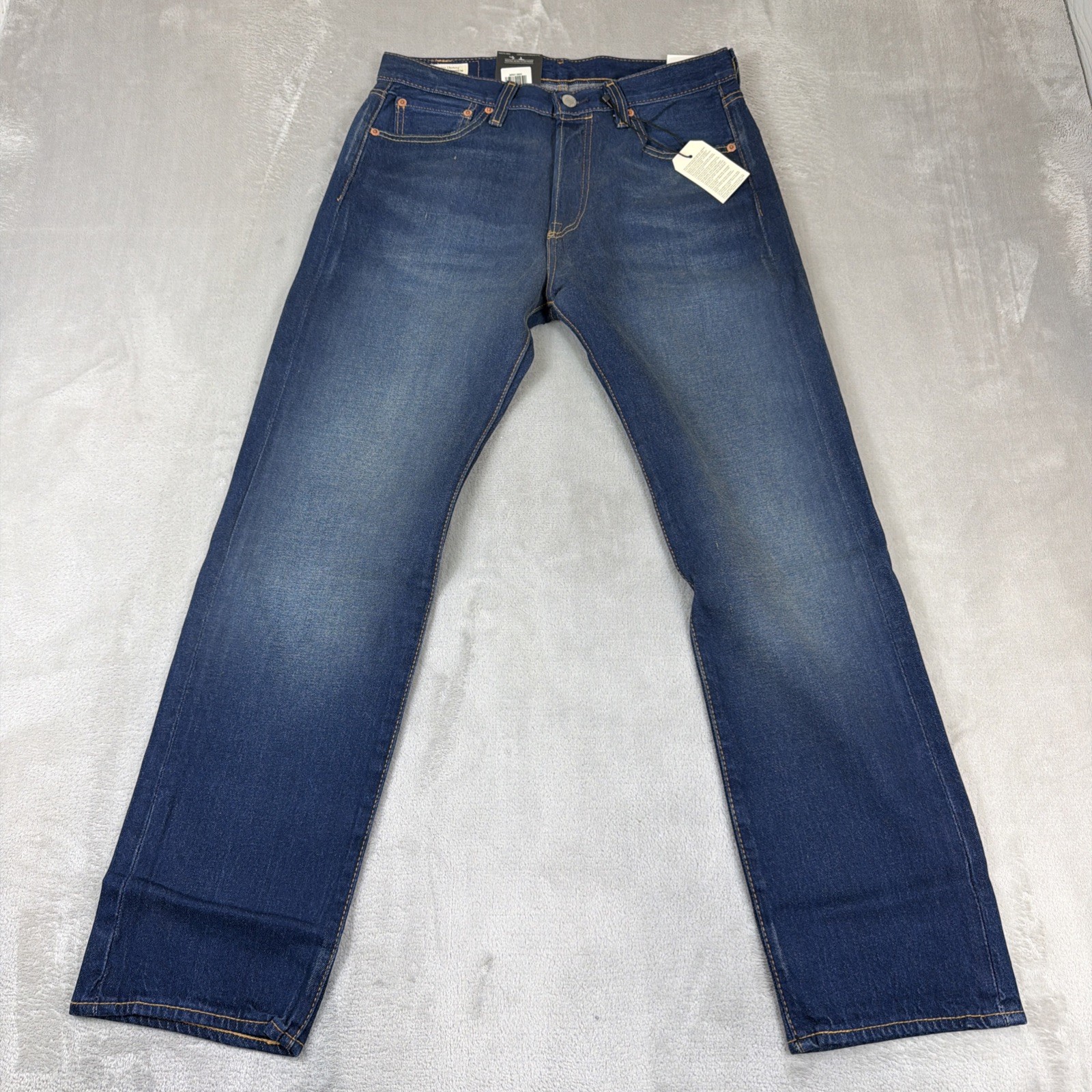 Levi’s Premium 501 Original Jeans Men’s 30×30 Blue Denim Straight Leg Stretch