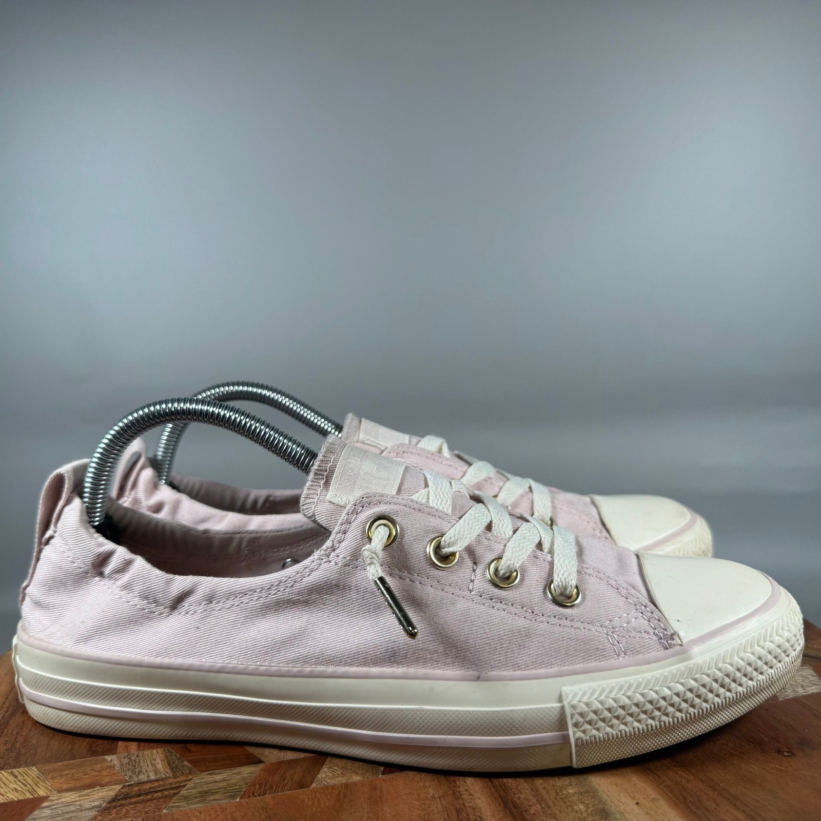 Converse Chuck Taylor All Star Shoreline Pink Slip On Sneakers Womens 10 565888F