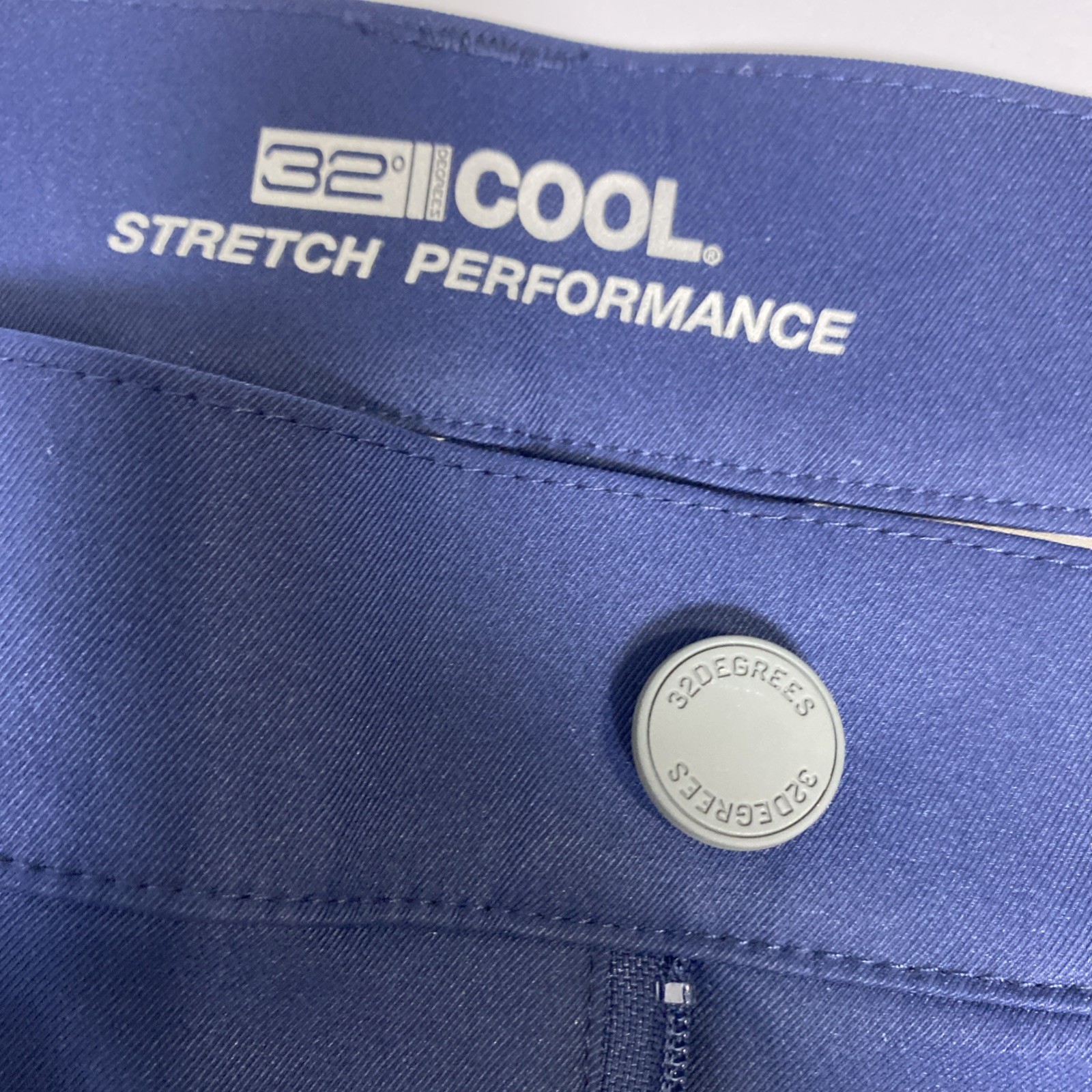 32 Degrees Cool Men’s 32X29 Stretch Performance Pants Navy Blue Tech Work Golf