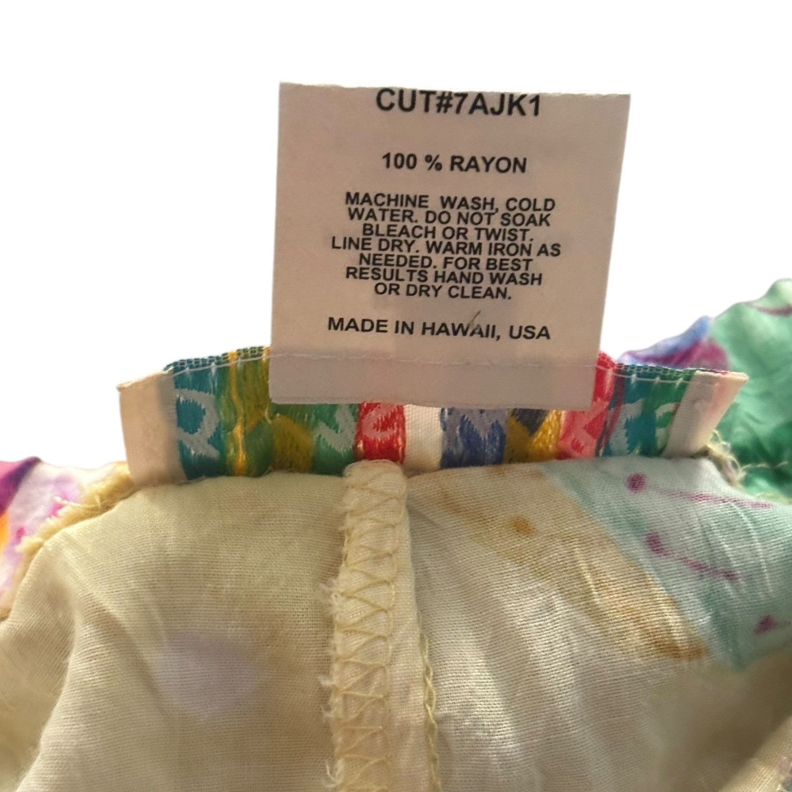 Jams World Pants XS Floating Garden Bright Colorful Rayon Drawstring Cinch Waist