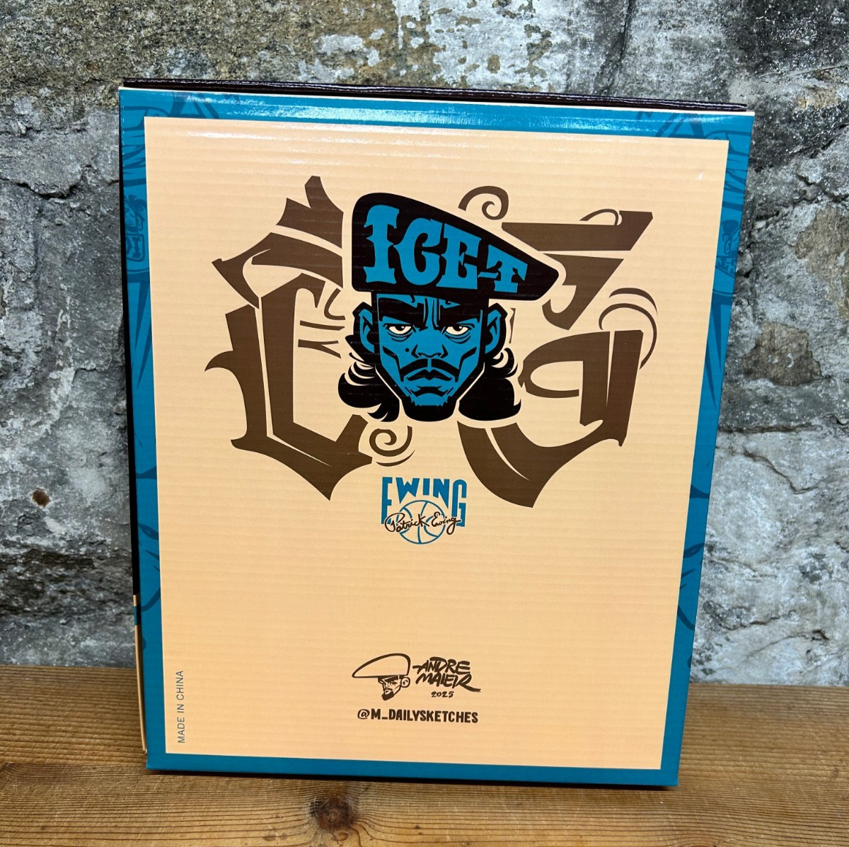 EWING ROGUE x ICE T 1EW02652-341 Wood Ash/Maul Blue/Redwood New In Box