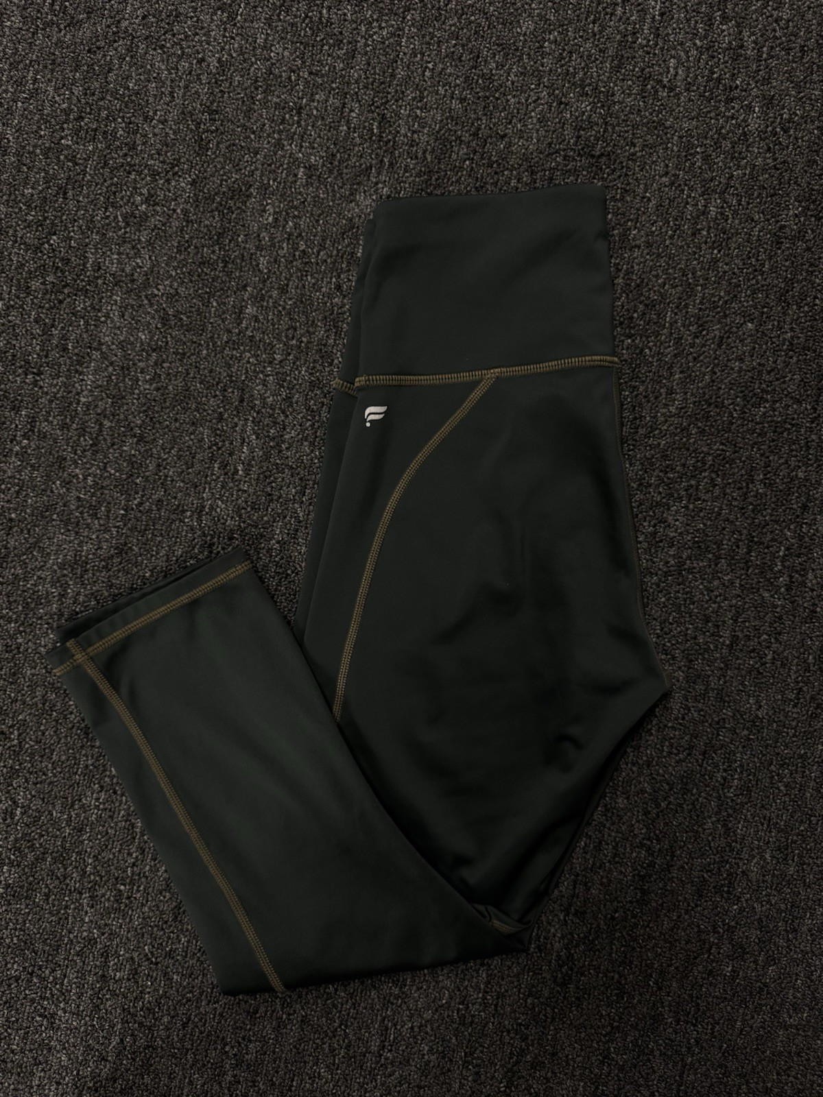 Fabletics PowerHold Green High Rise Ankle Compression Leggings Women’s S