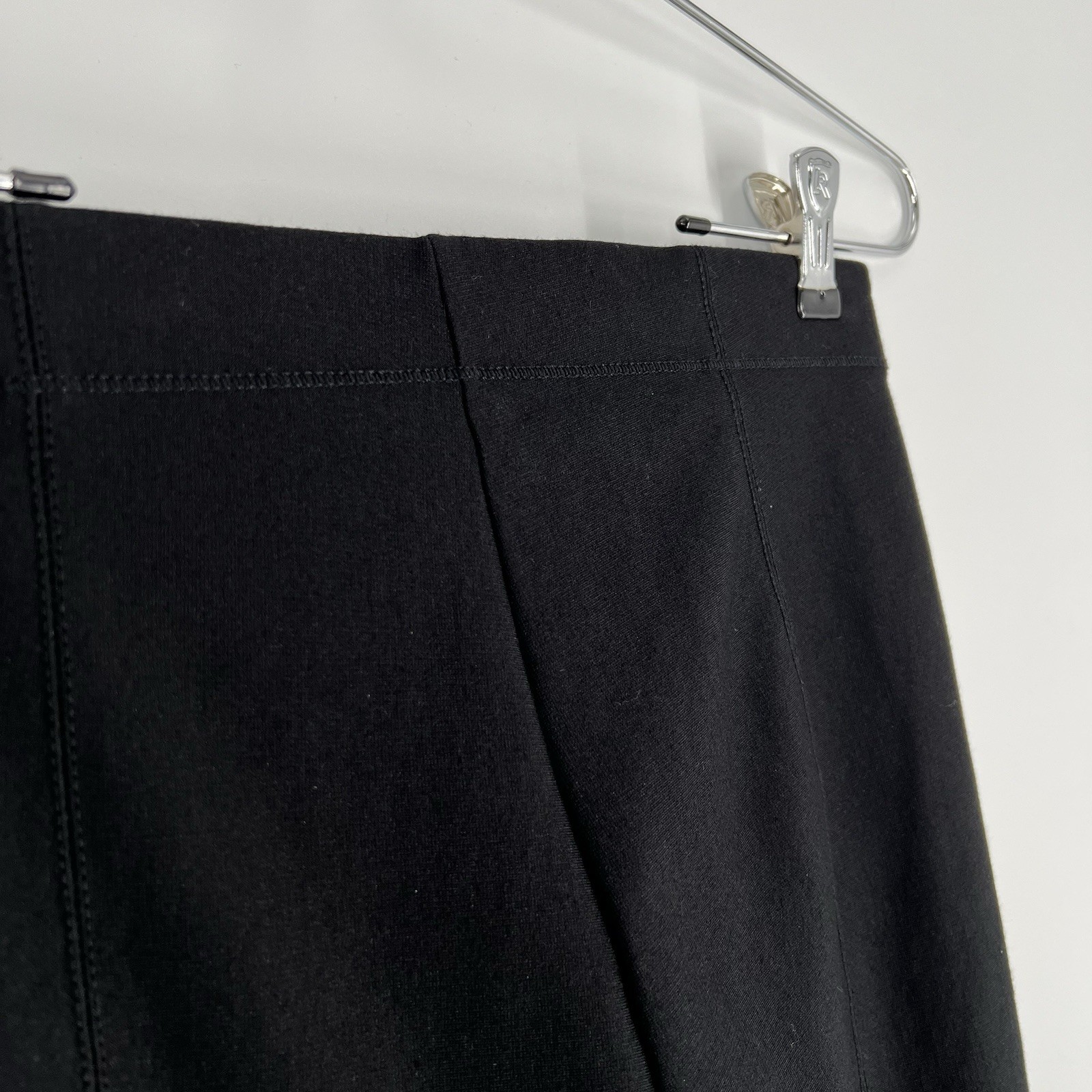 Vince Pants Womens Size Small Black Stretch Ponte Knit Elastic Waist 27.5in