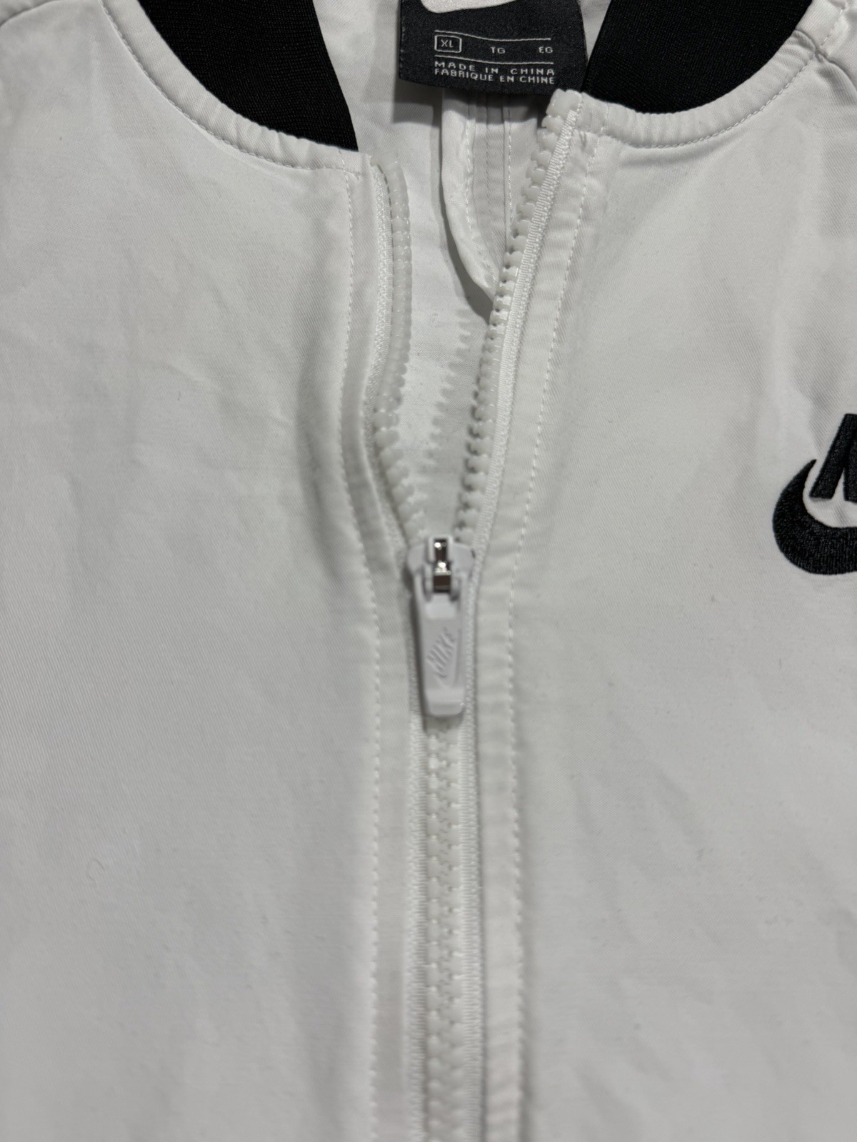 Nike Men’s Woven Player’s Jacket White Sz XL