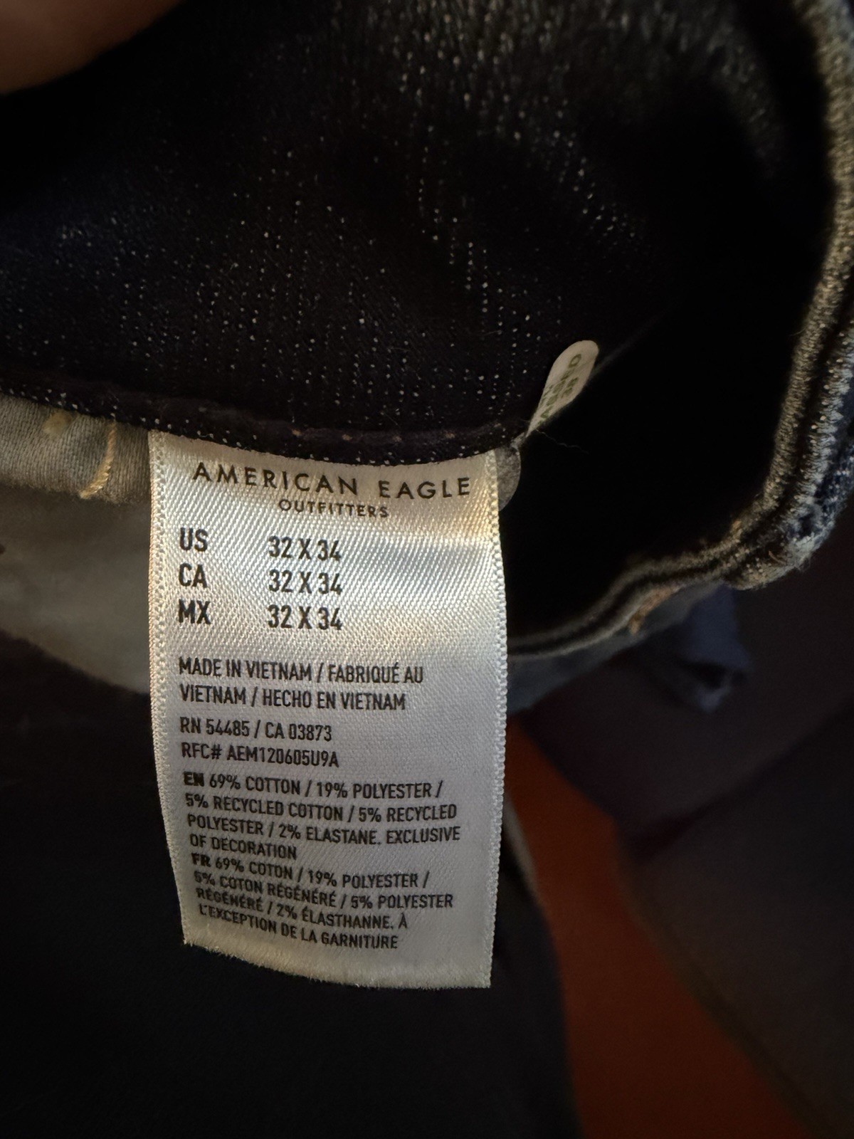 American Eagle Outfitters Men’s Jeans 32×34 Airflex + Temp Tech