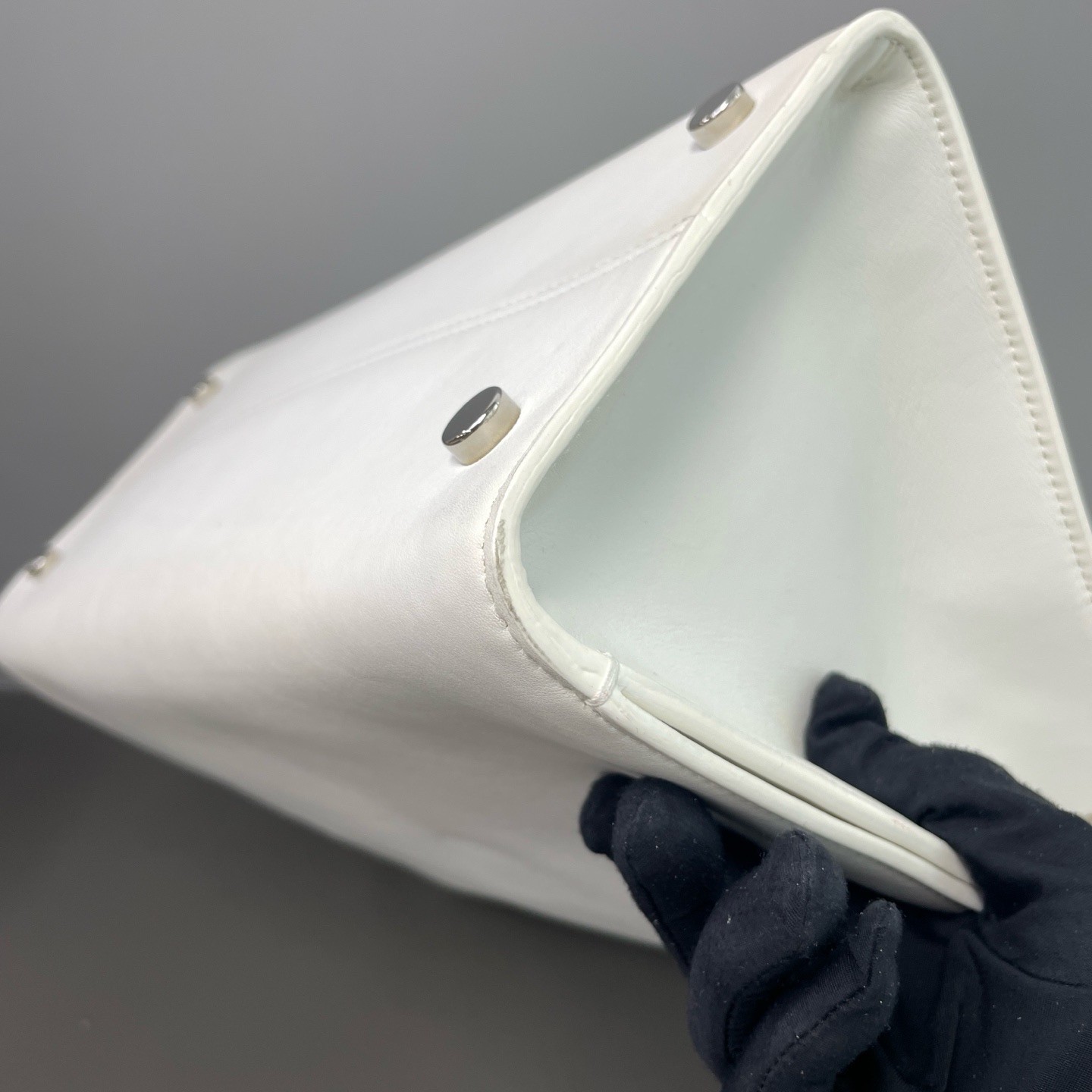 Dior Pre-Owned Authentic Shoulder Bag Cream 29.5*21*14 Free Tracked Shipping