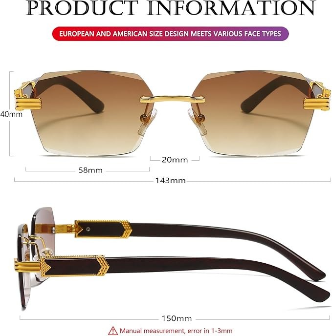Hip Hop Shades Men Sunglasses Designer Oceanic Color Modern New Style Rapper New