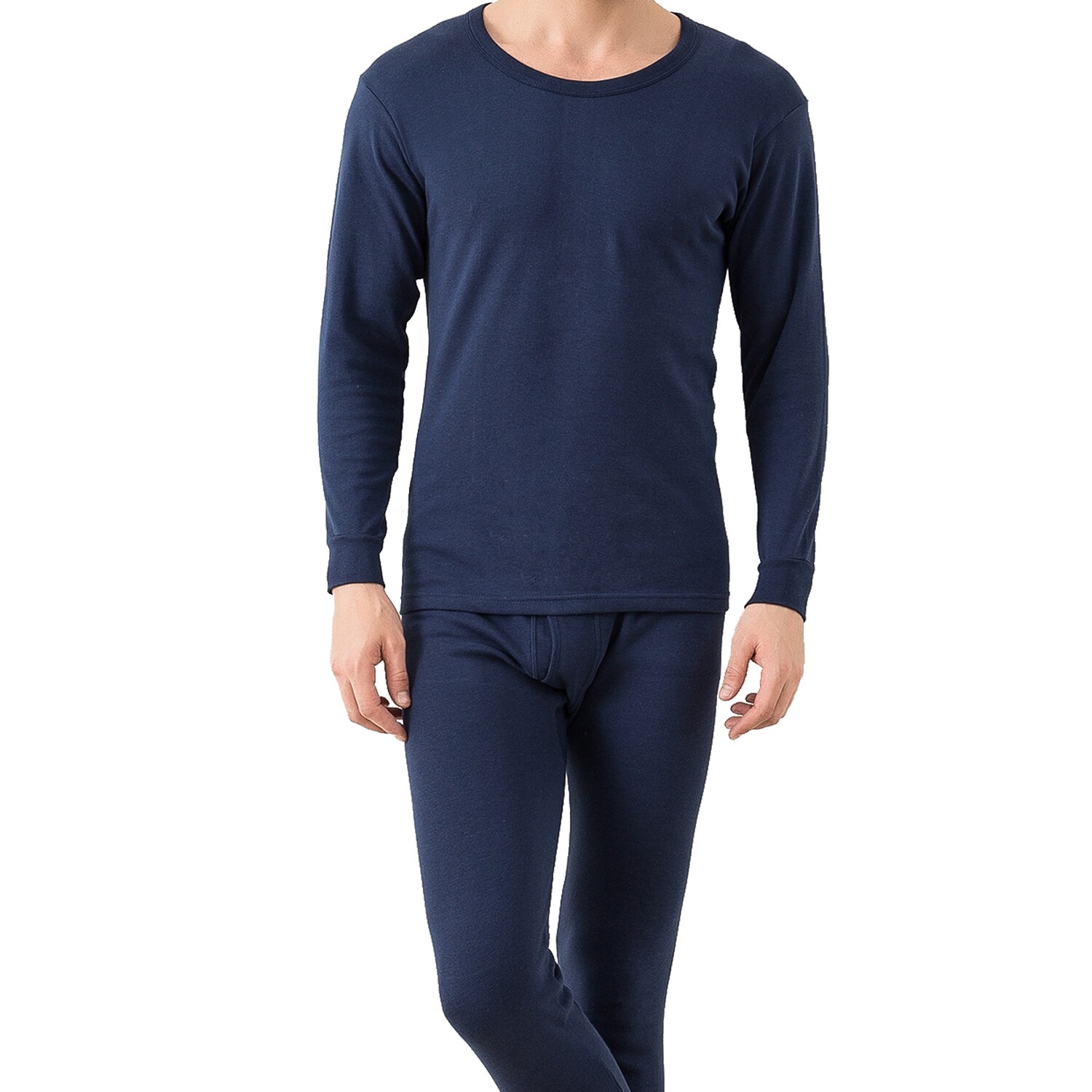 Mens Cotton Top & Bottom Thermal Long Johns Underwear Suit Set M/L/XL/2XL