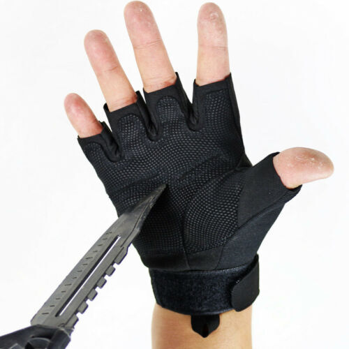 Fingerless Half-Finger Tactical Gloves Motorcycle Driving Gloves Riding Gloves