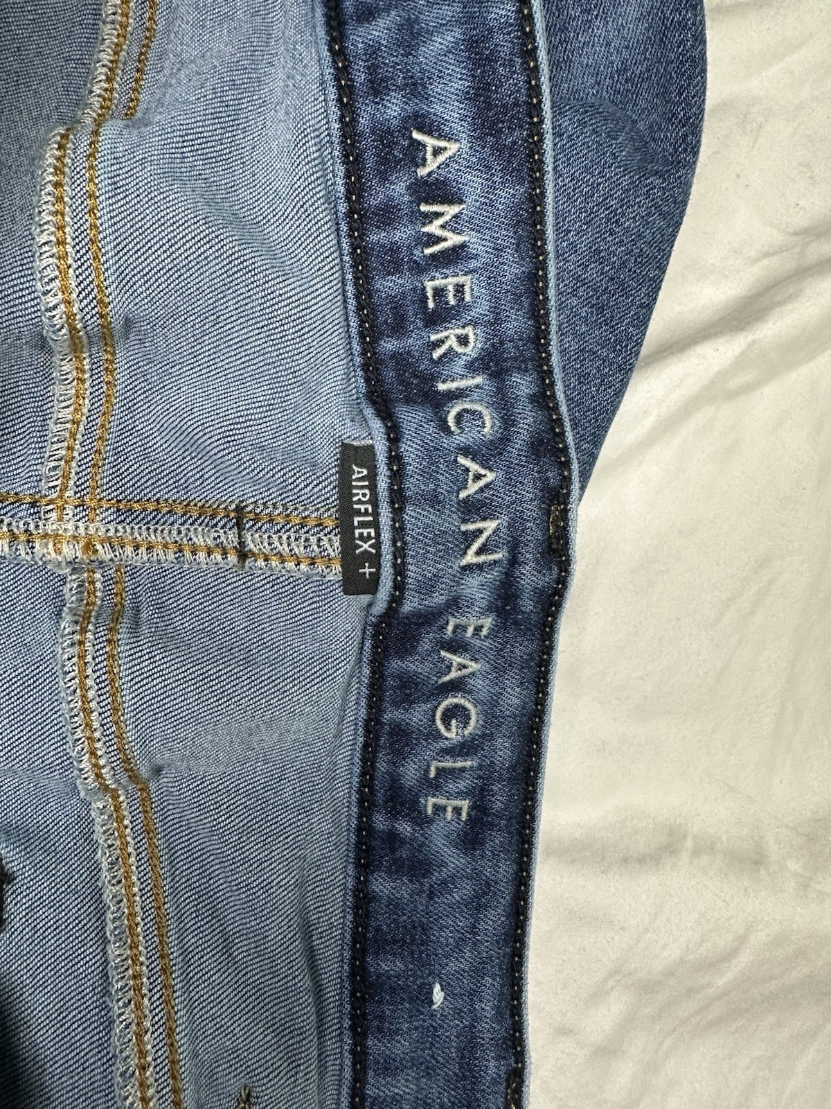 American Eagle Outfitters Men’s AirFlex+ Straight Blue Stretch Jeans 44×34