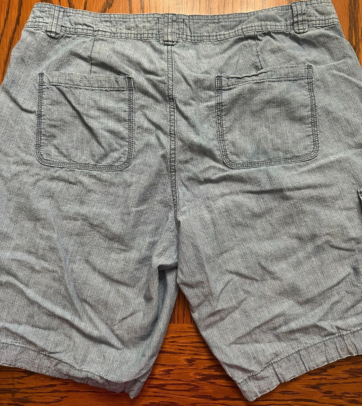 St John’s Bay 18W Blue Cotton Bermuda Short Cargo Pocket + bonus shorts