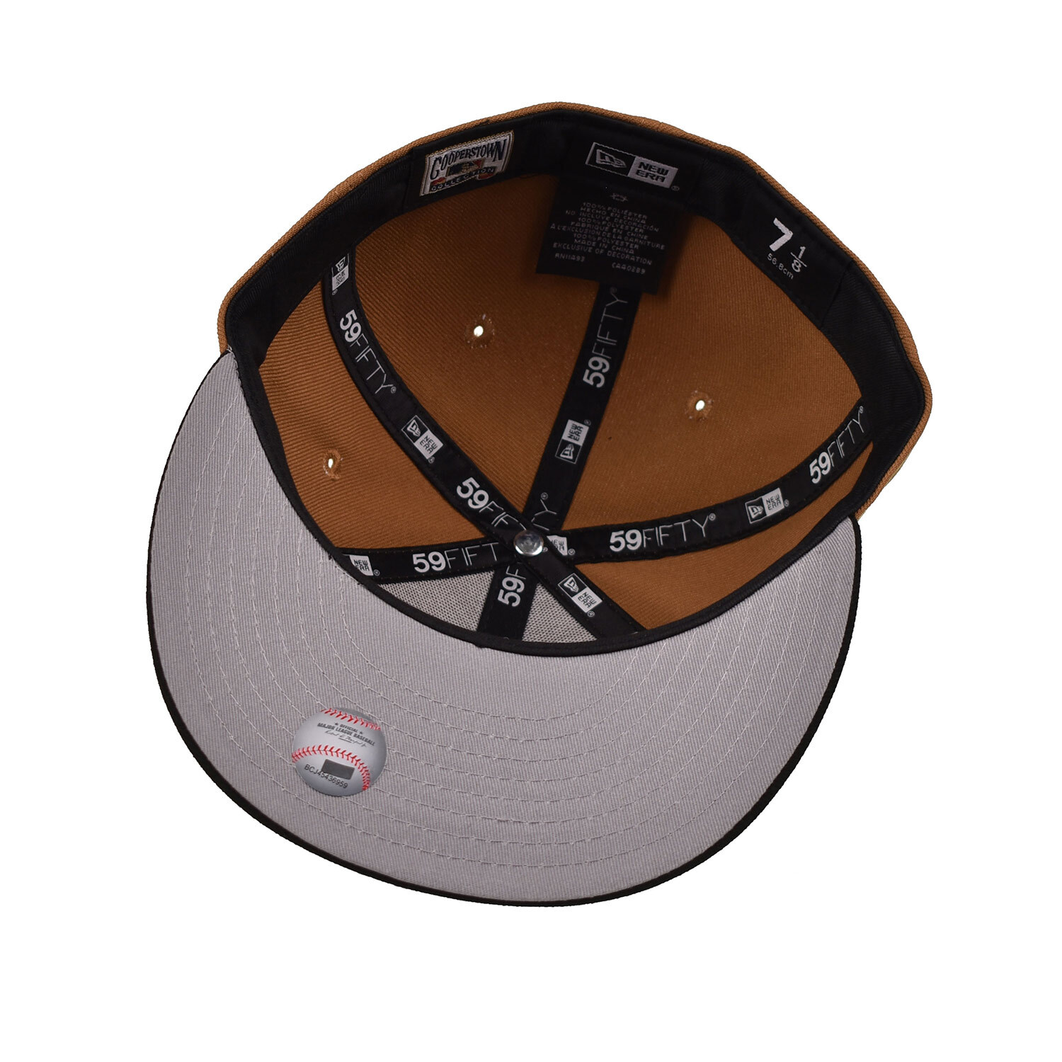 New Era Chicago White Sox World Series 59Fifty Men’s Fitted Hat Brown-Black