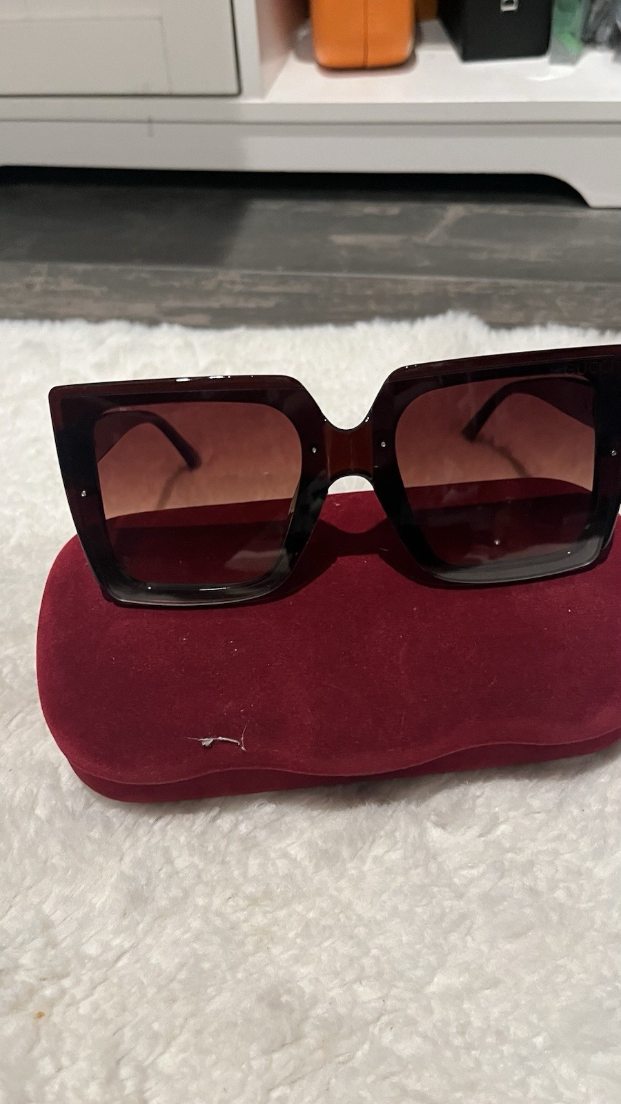 Boujee on a budget dupe Sunglasses black Frame