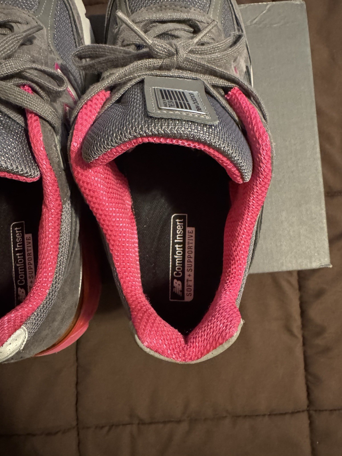 new balance 990v4 gray/pink