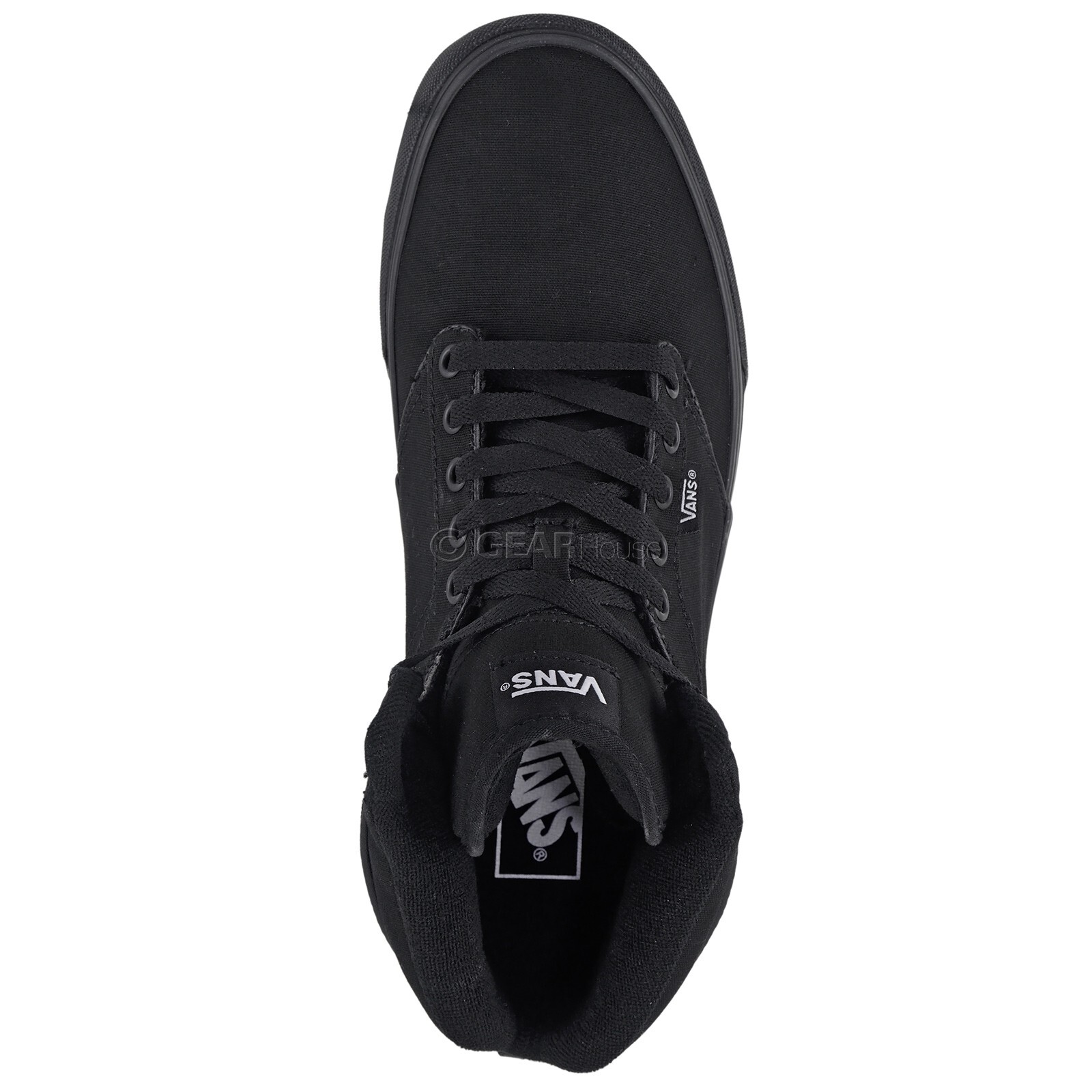 VANS Skate Atwood Hi Mens Skateboarding Shoes, Black Canvas High Top, Pick Size
