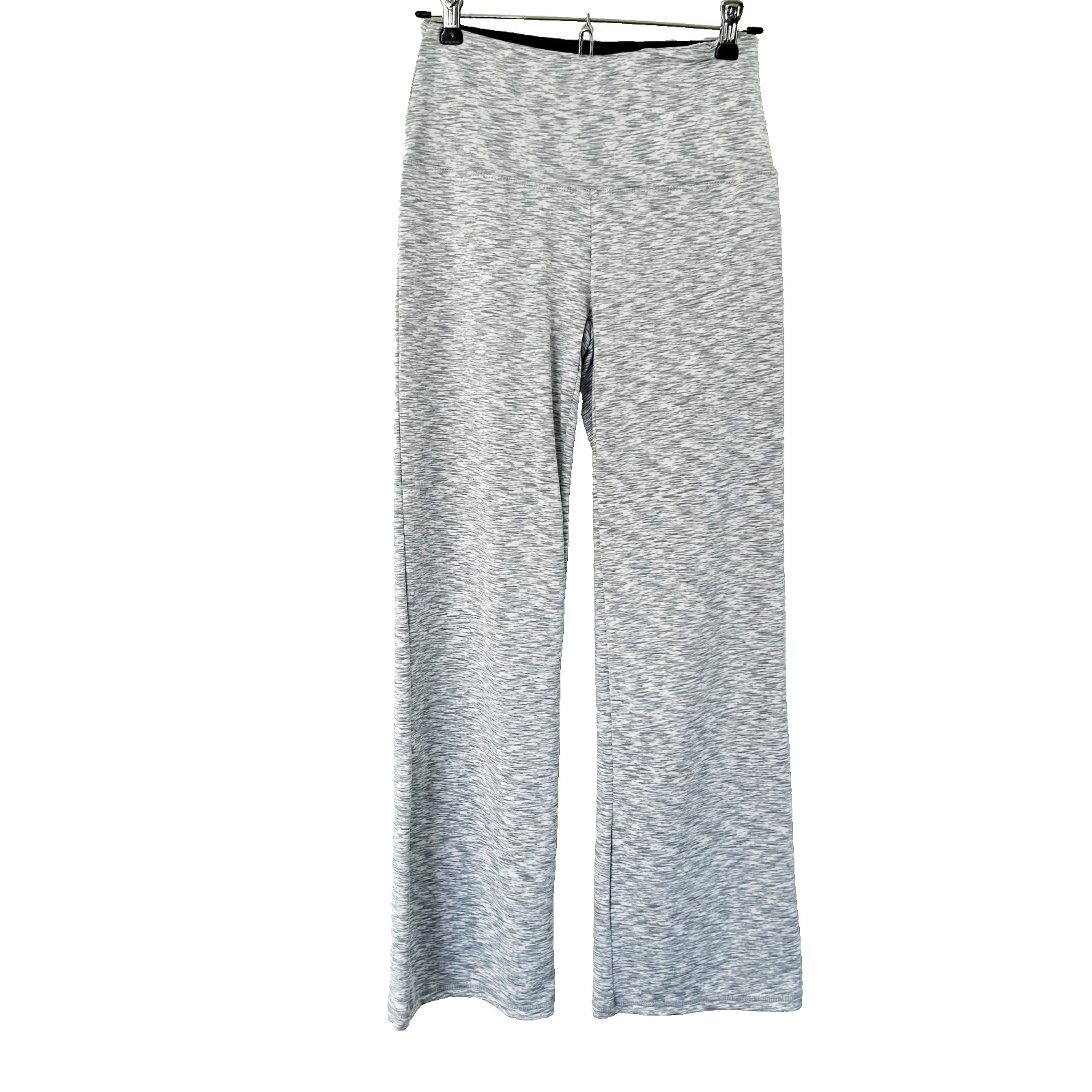 ODODOS Leggings Womens Size S Gray Boot Cut Logo Yoga Running Athleisure Pocket