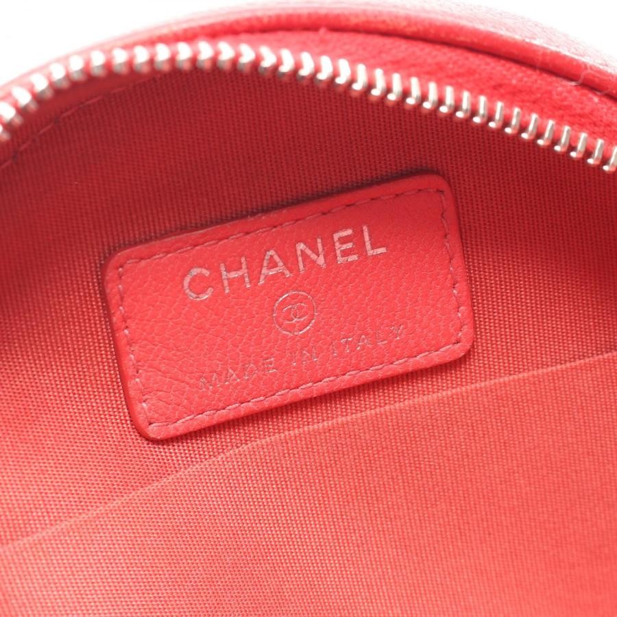 CHANEL Bag: Matelasse Round Shoulder Red/Pink Lambskin W12H12D5m;