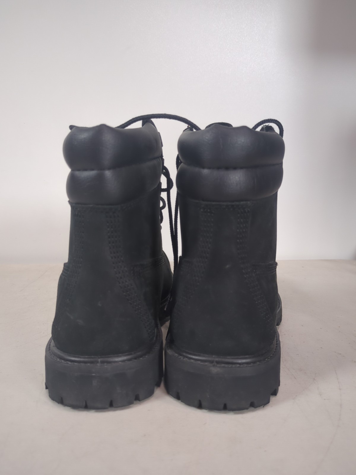 Timberland Waterville 6-Inch Double Collar Black Women’s Boot A15QY Size 7