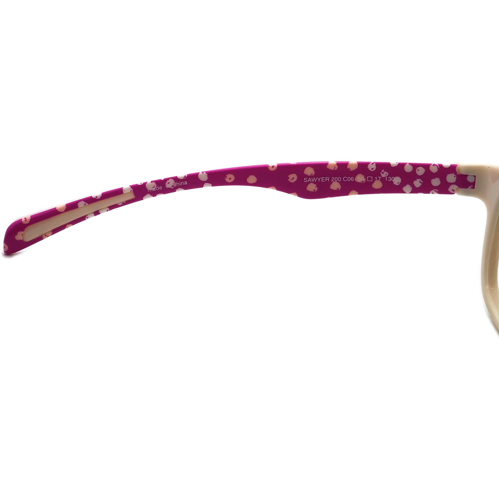 Columbia Sunglasses Frame Only Sawyer 200 C06 White/Pink Wrap 50 mm