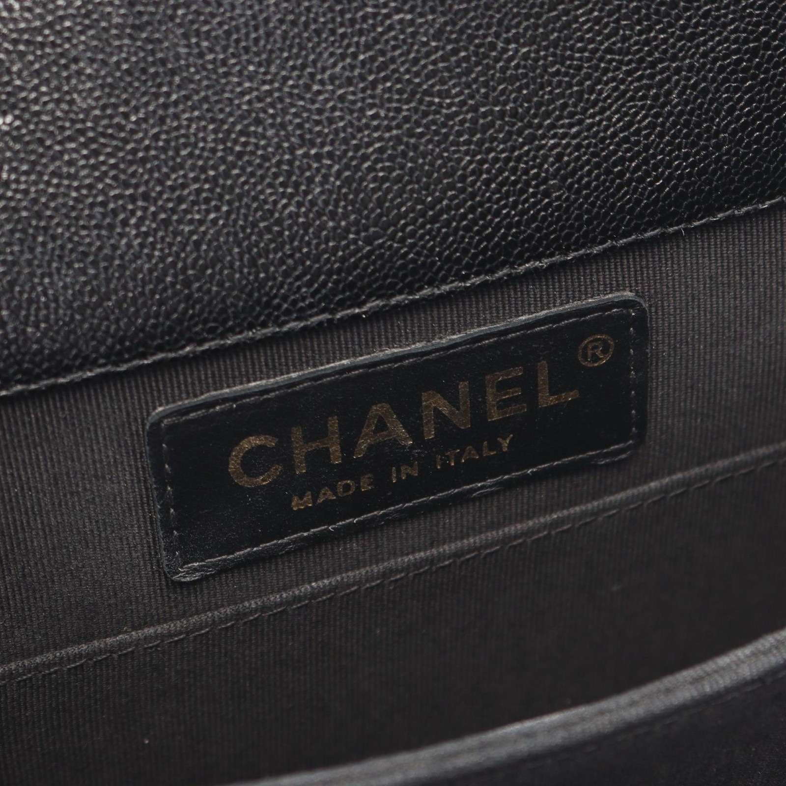 CHANEL Boy Chanel Matelasse Chain Shoulder Bag AS0130 Calfskin Black GHW Used