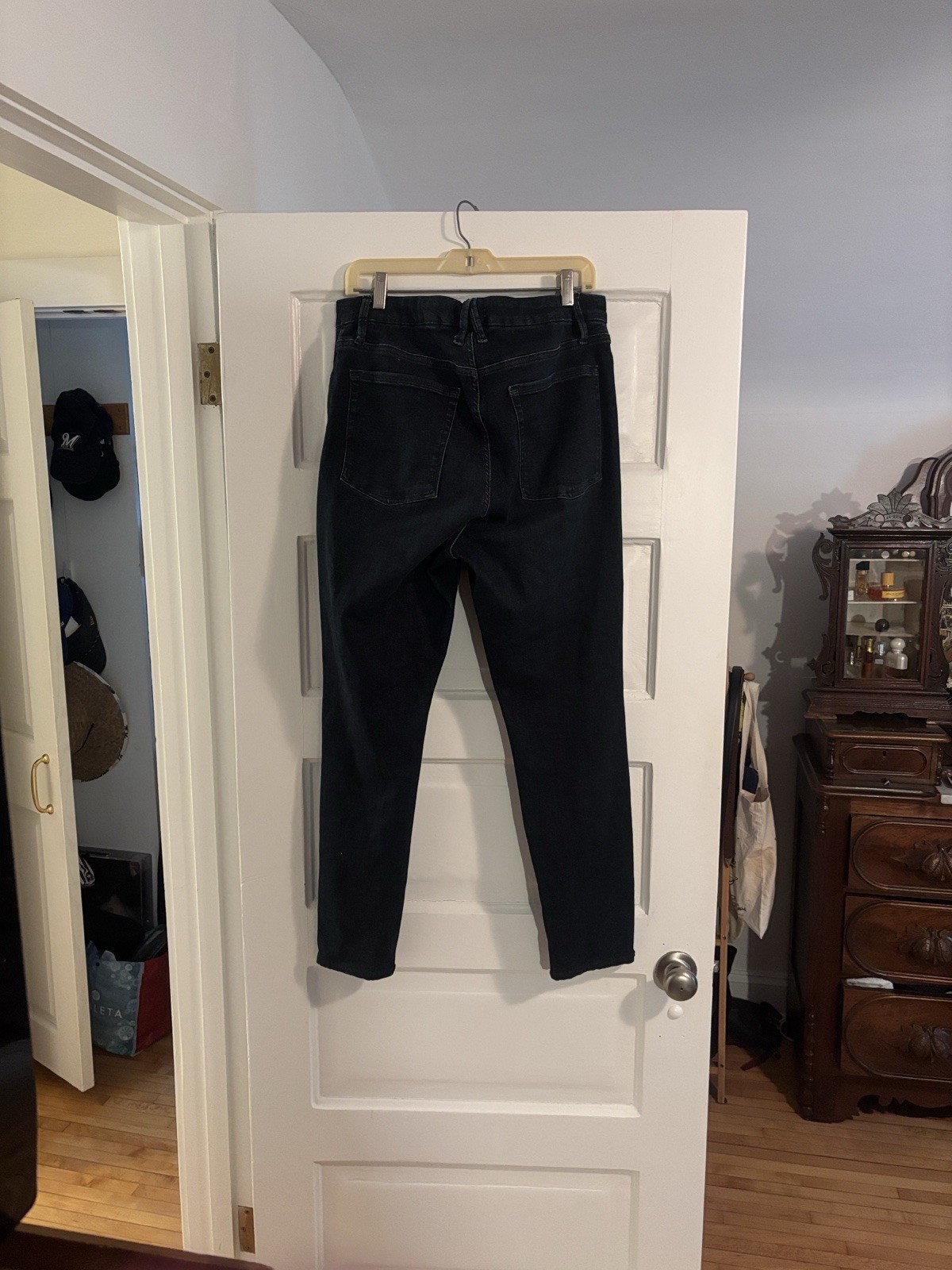 Good American Jeans Always Fits Good Legs Skinny Sculpting Size 14-18 Deep Blue
