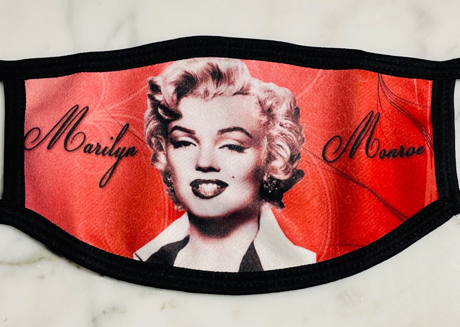 Marilyn Monroe The Legend Custom Printed Face Mask/Cover Free Shipping/Returns