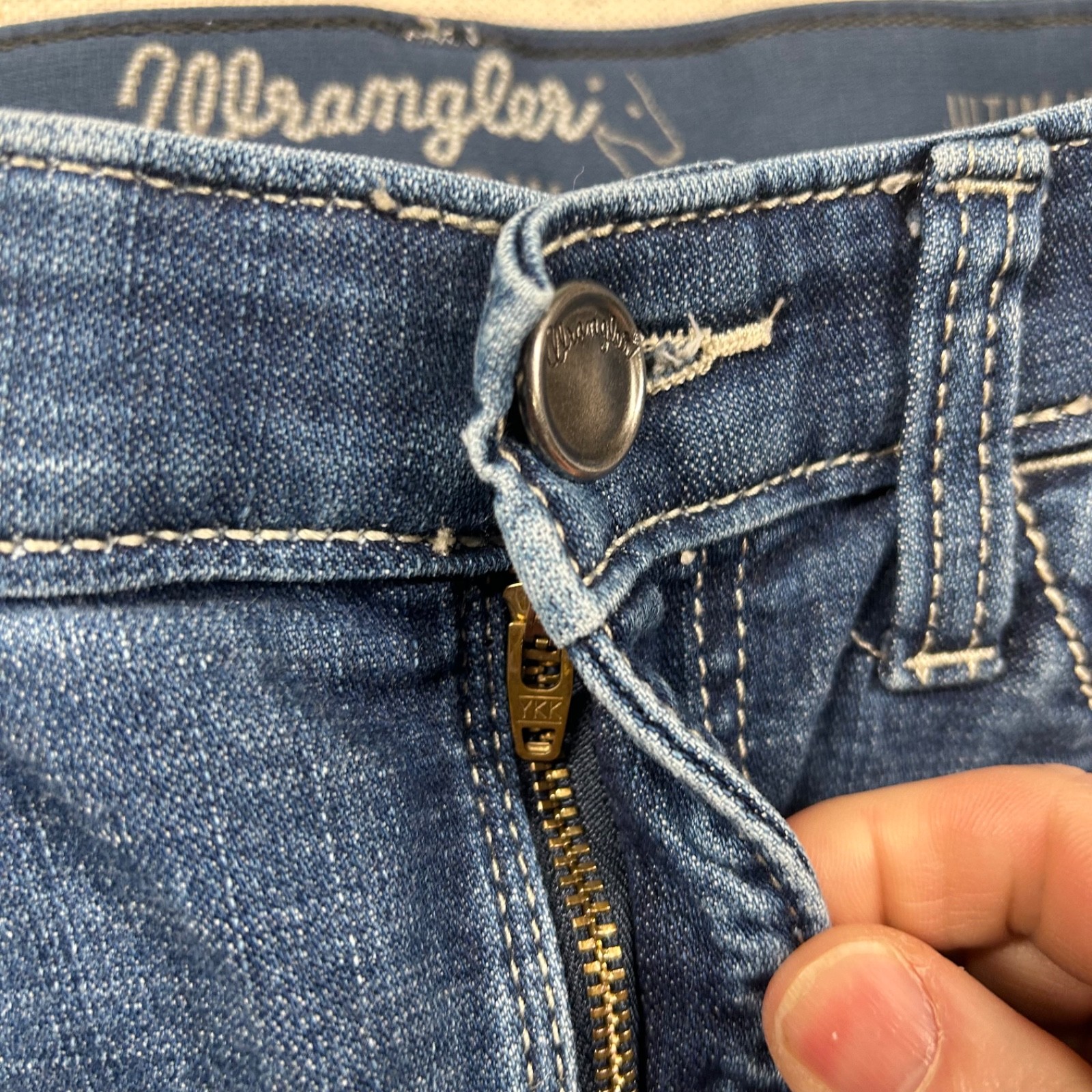 Wrangler WIllow Jeans Womens 1×32 Bootcut Equestrian Denim Riding Western Low