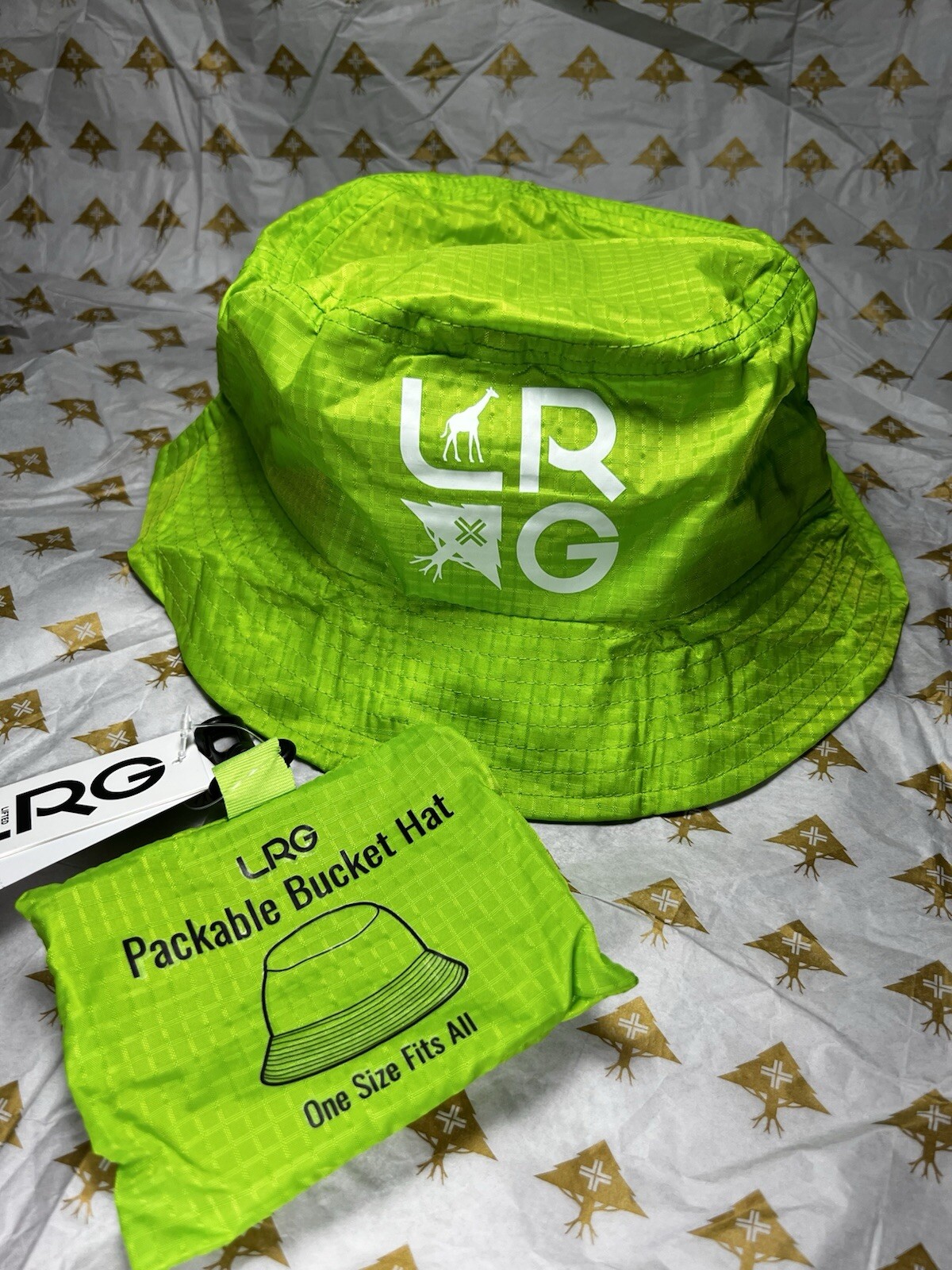 Lifted Research Group (LRG) Packable Bucket Hat- One Size Fits Most