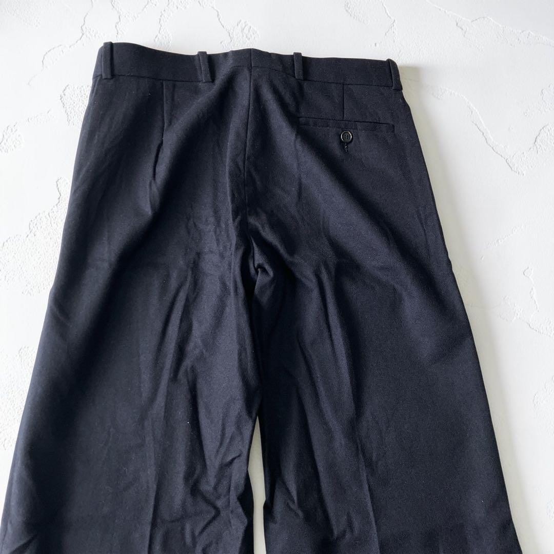 CELINE Wide Leg Trousers Navy Phoebe Philo Center Press Pants Good Condition M