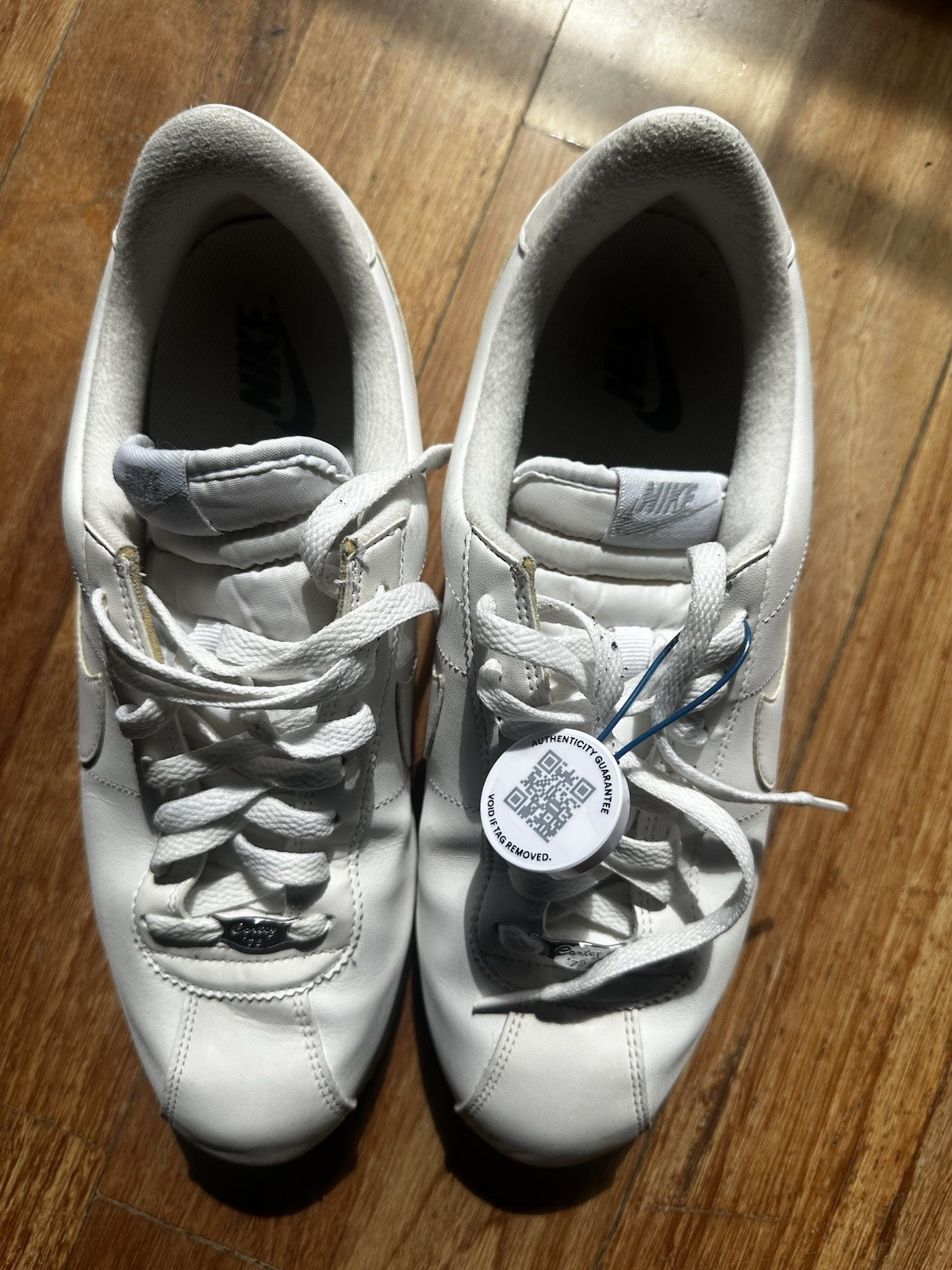 Nike Cortez Basic Leather – Triple White – Size US11.5