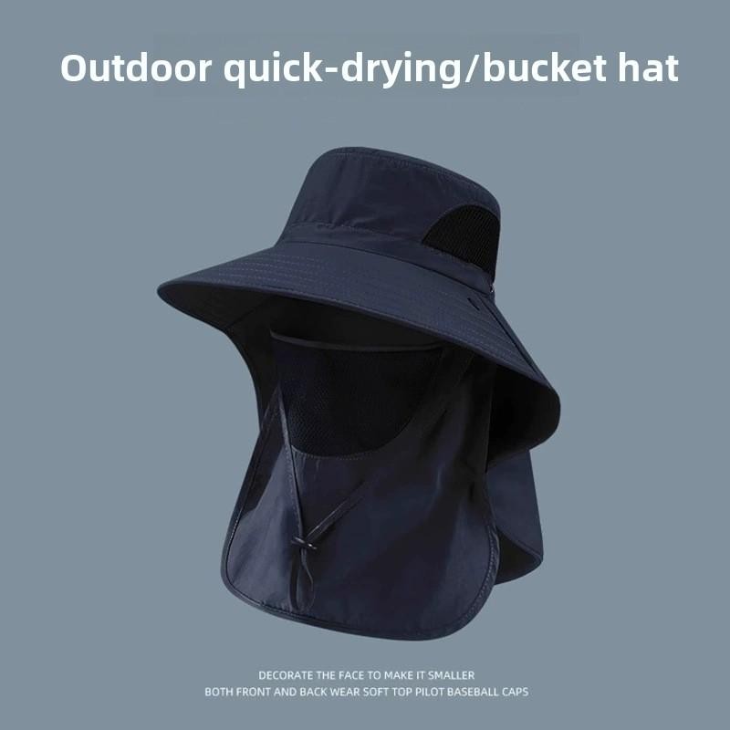 UV Protection Fisherman Hat Breathable Large Brim Full enclosure for Fishing