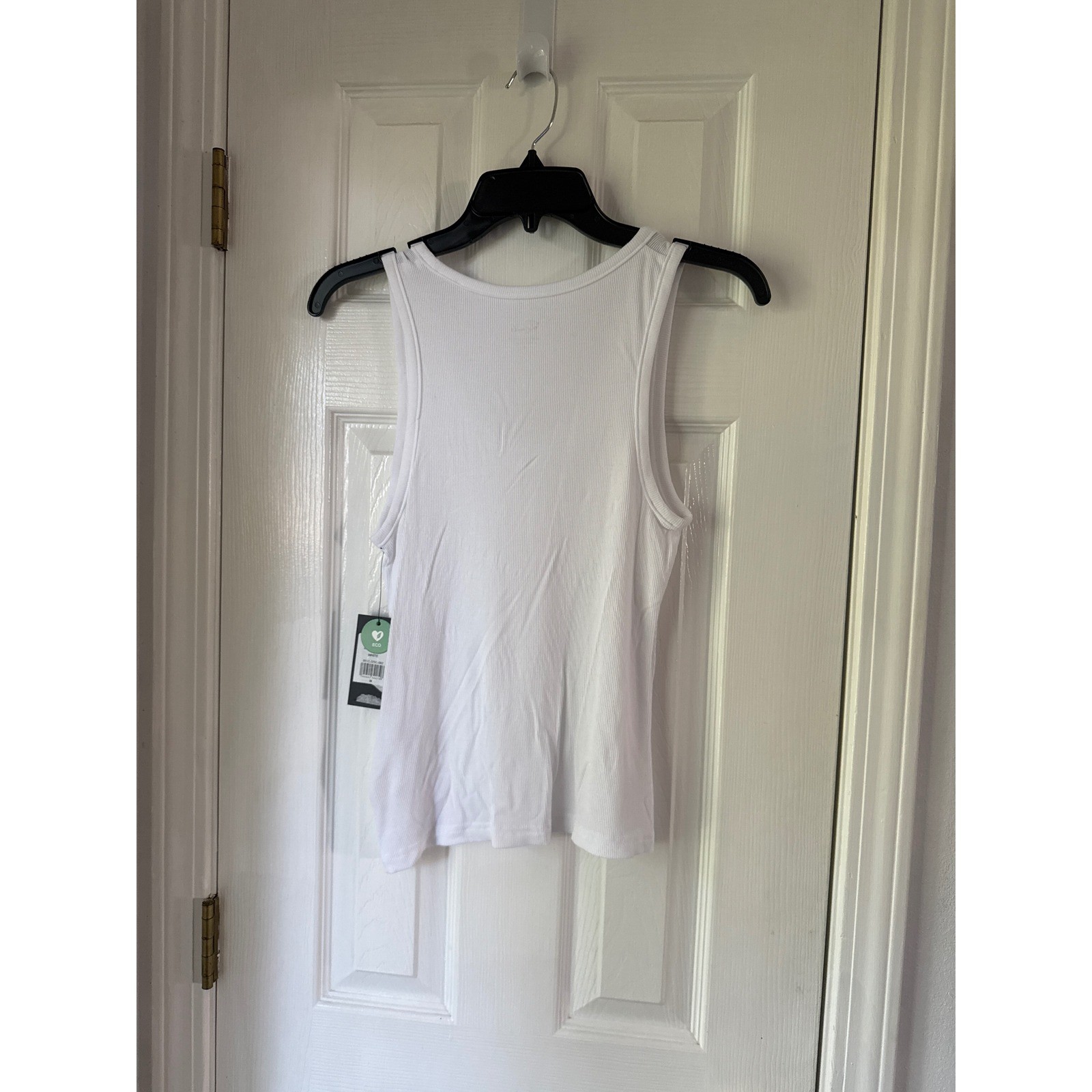 Rails Everyday Tank Top White Ribbed Scoop Neck MEDIUM 861C-376C-002 NEW