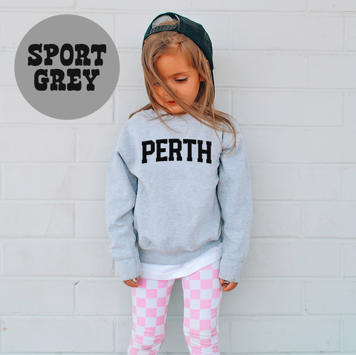 Perth Australia Moving Away Youth Sweatshirt Gifts Crew Neck Long Sleeve