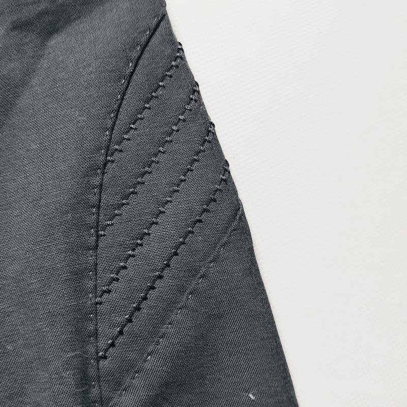 Women Brioni trousers black wool 38 / M / 46