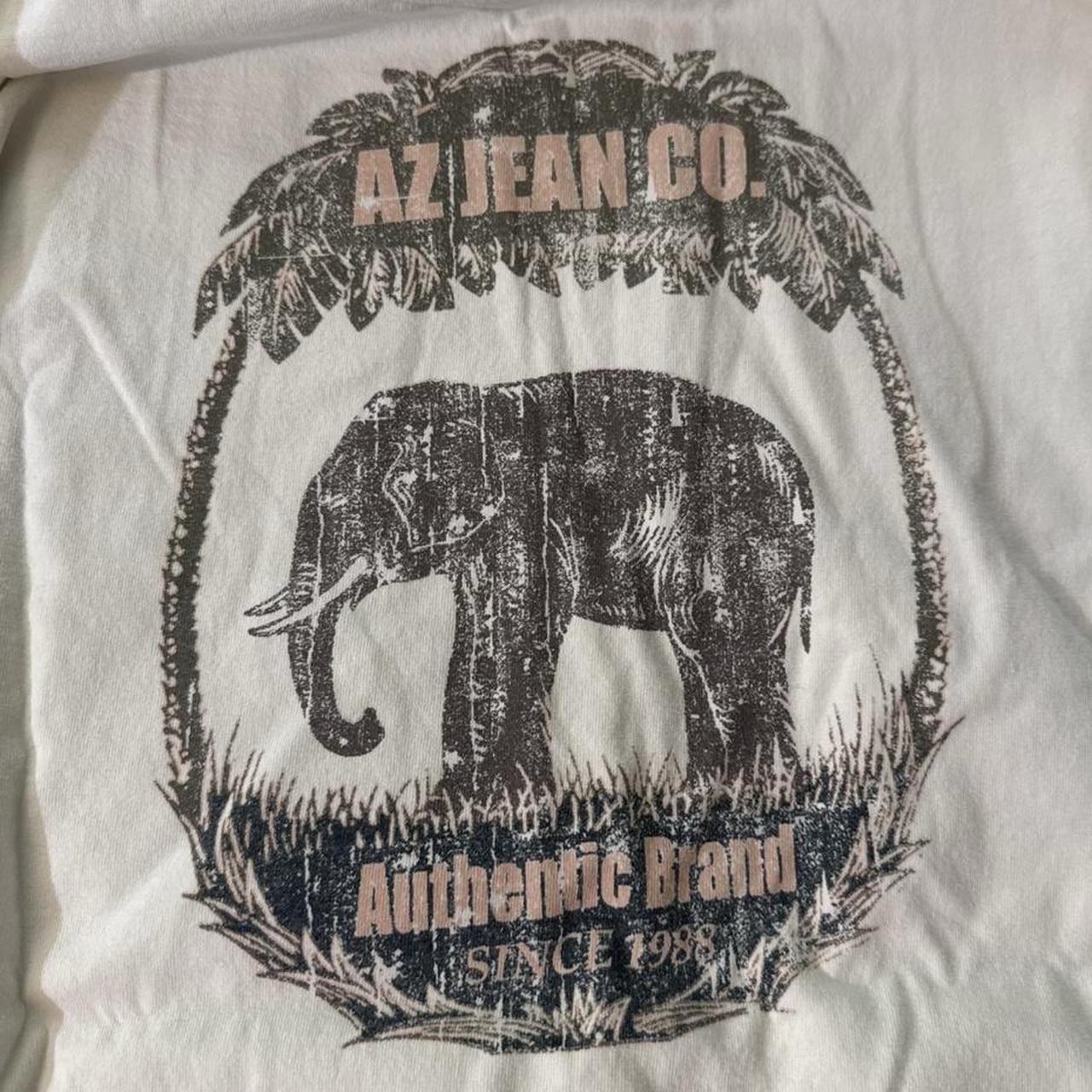 VTG The Original Arizona Jean Company Animal Graphic Crew Neck T-Shirt 24in Pit