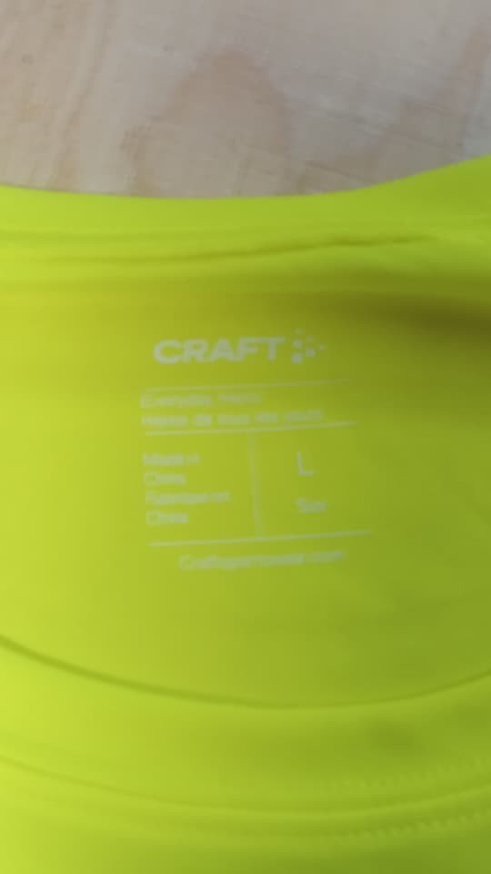 2PK Craft Sportswear Classic Safety Yellow Short Sleeve Mens Size Large NWT