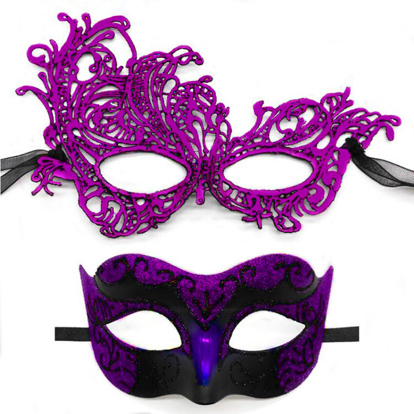 SN-A2-3 Couples Venetian Fairy Pixie Masquerade Halloween Masks 8 Colours