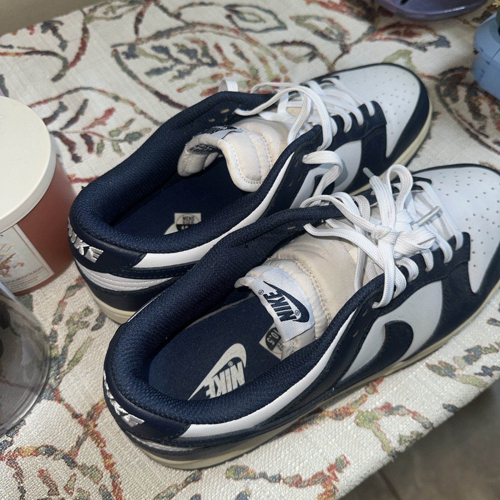 Nike Navy Blue Dunks Retro Size 10.5