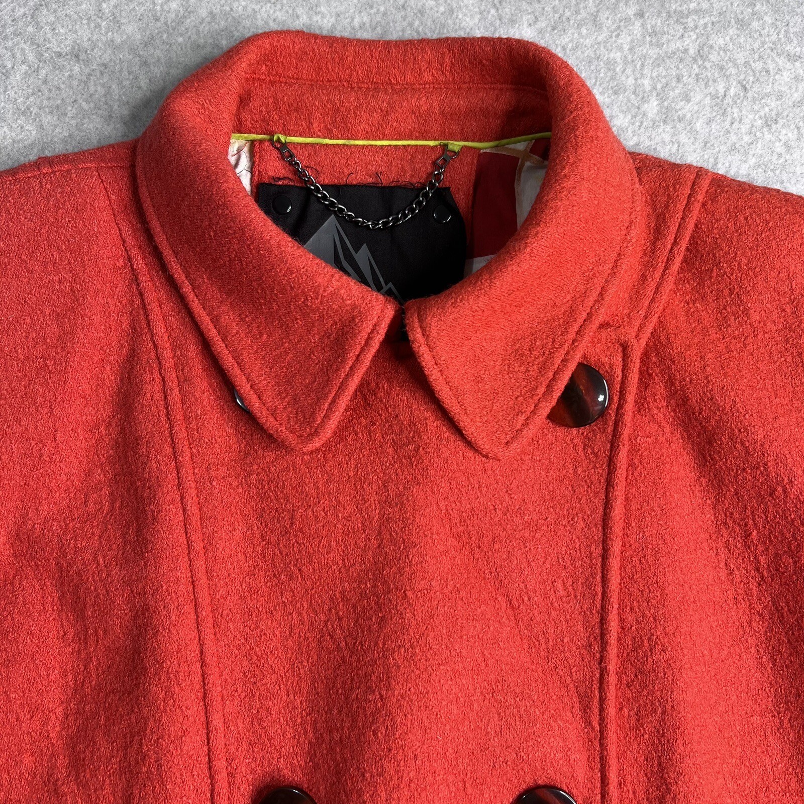 G.E.T General Equipment Technique Jacket Women’s L Double Breasted Crop Blazer
