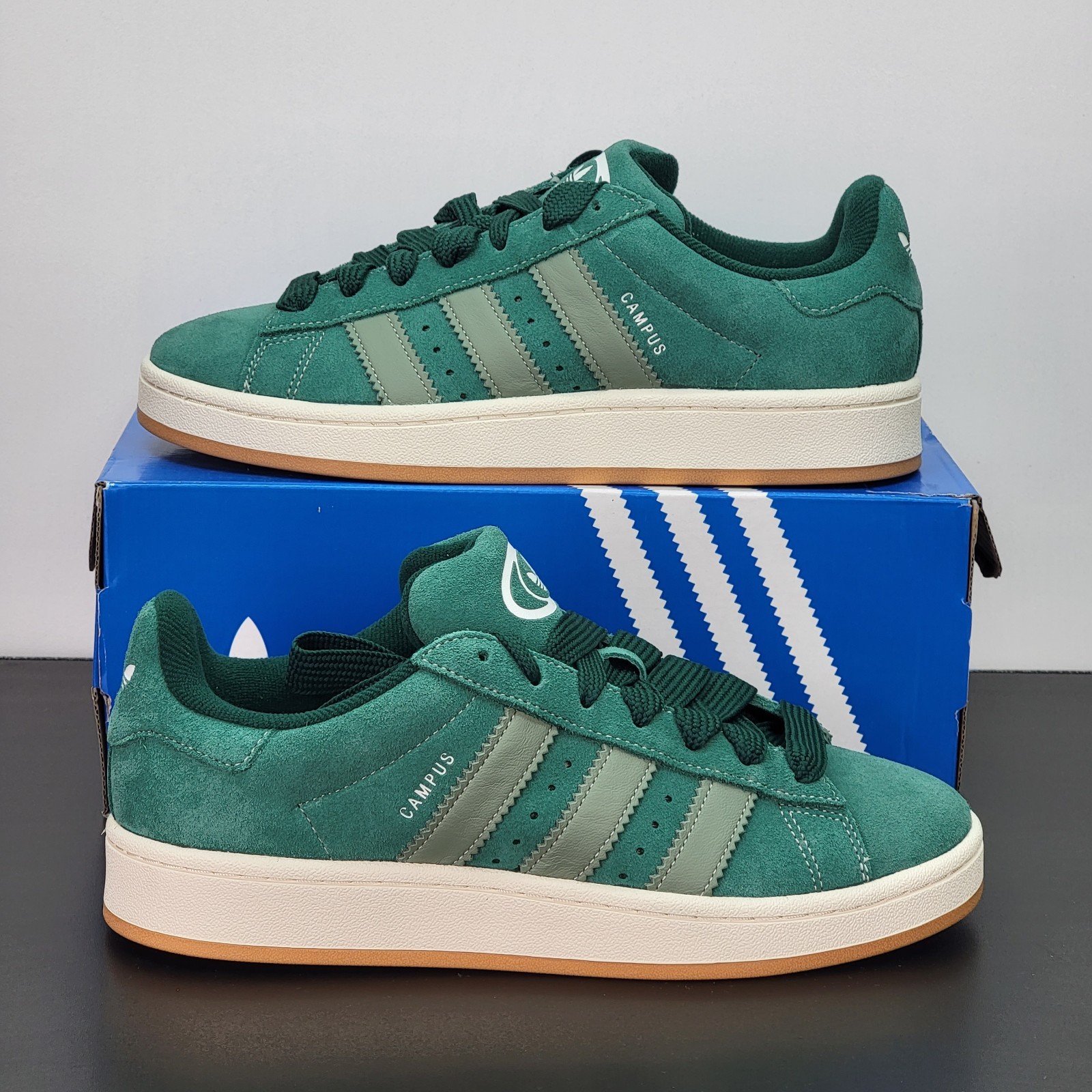 Adidas Campus Men’s Size 13 Athletic Shoes Green Casual Sneakers