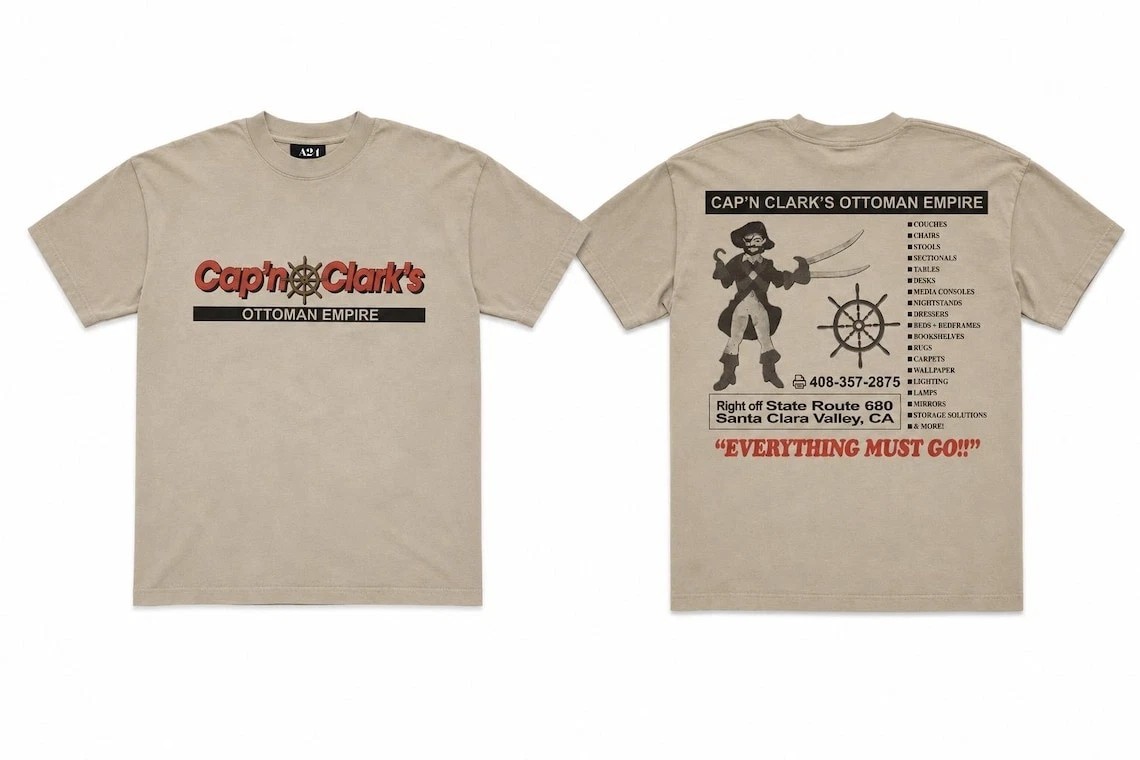2 Sides Backrooms Movie Cap’n Clark Ottoman Empire Retro Horror T-Shirt