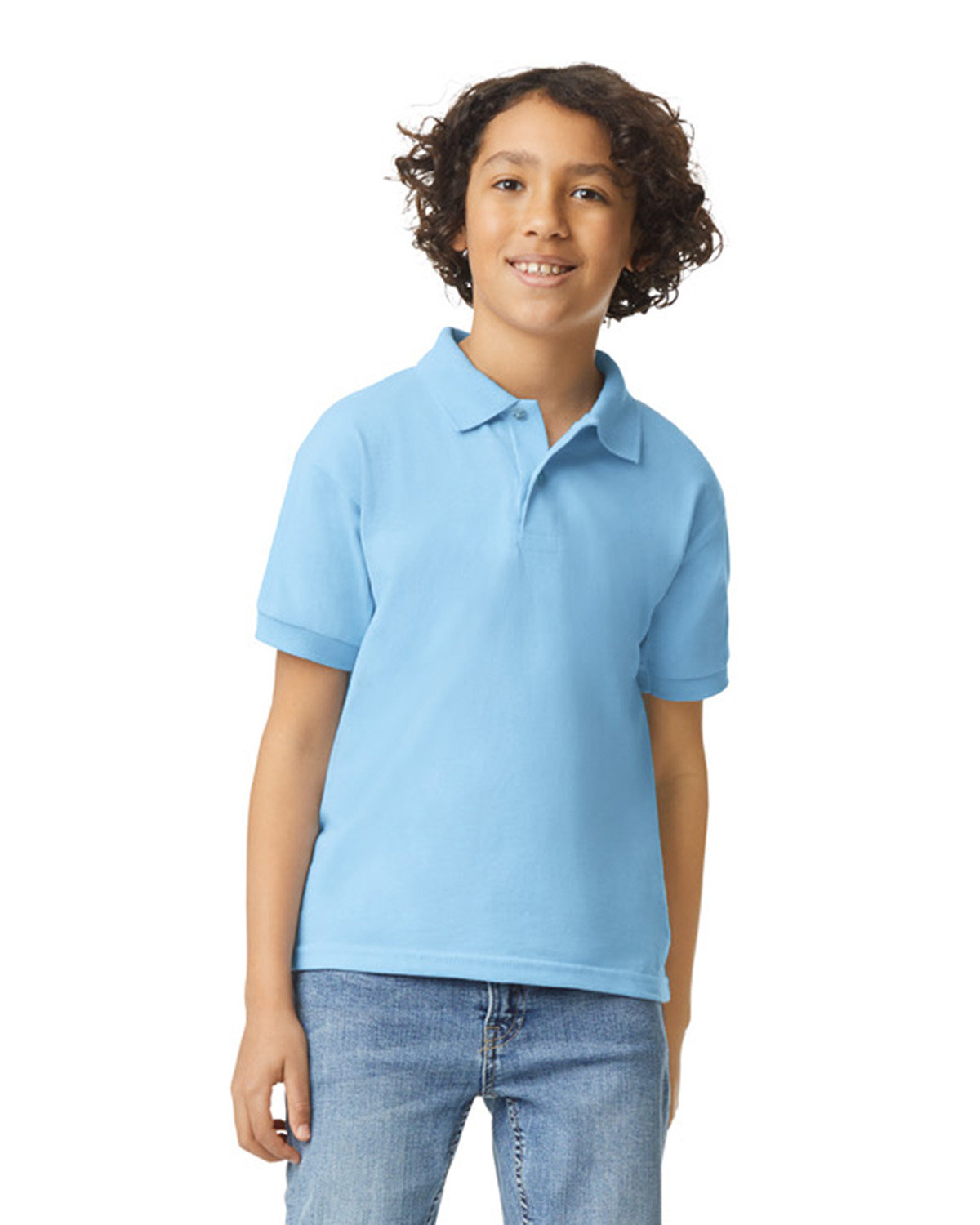 3 Pack Of Gildan Youth Jersey Stylish T Shirt Casual Polo – G880B