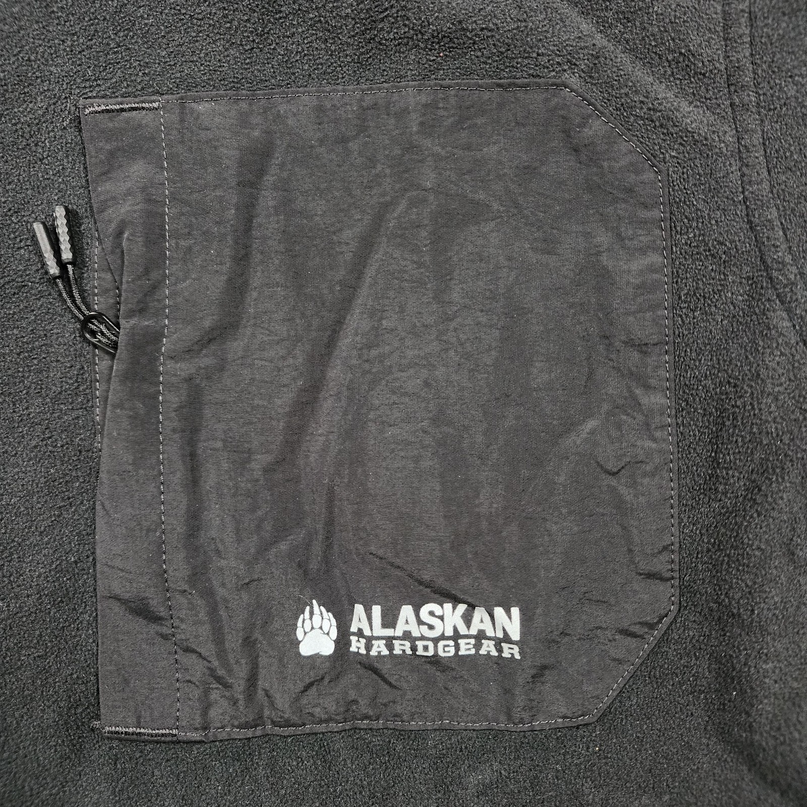 Alaskan Hard Gear Sweatshirt Mens Large Black Fleece Pullover Crewneck Outdoor