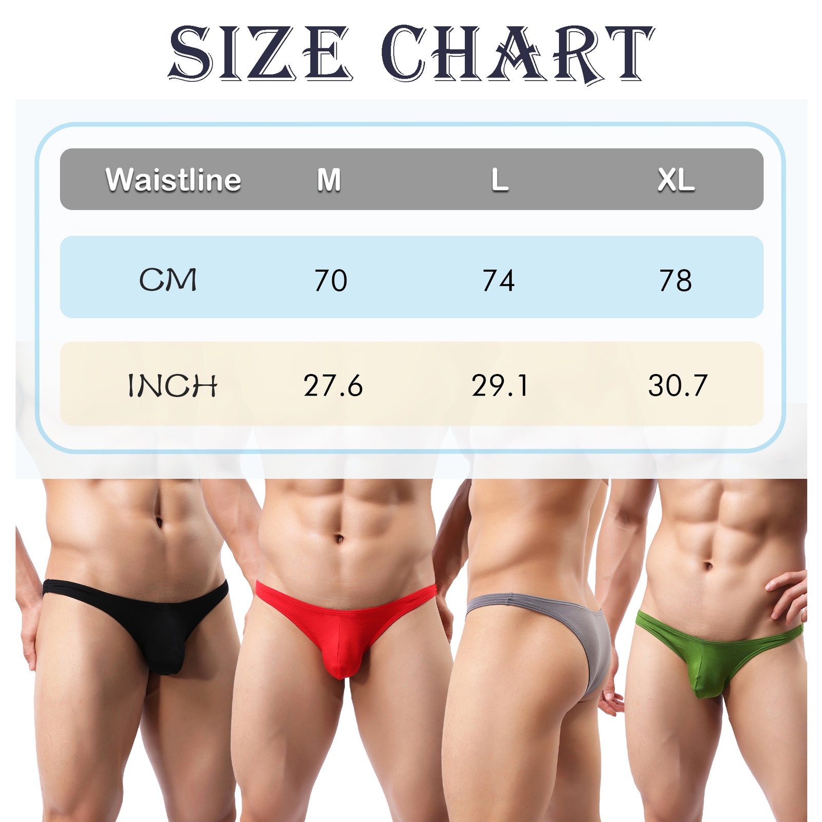1/4/6/8 Pack Sexy Men’s Modal Underwear Thongs Bikini Briefs Soft Underwear New