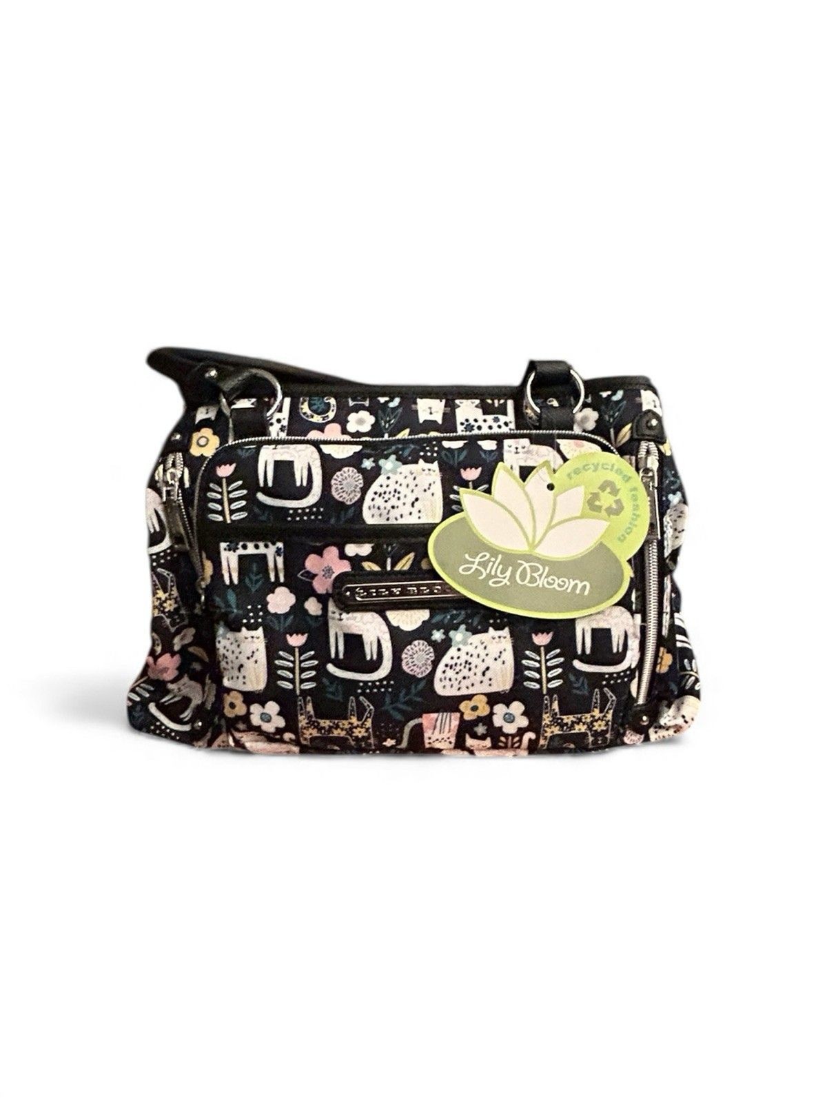 Lily Bloom Feline Fields Maggie Satchel Purse Bag Eco Friendly NWT MSRP $75