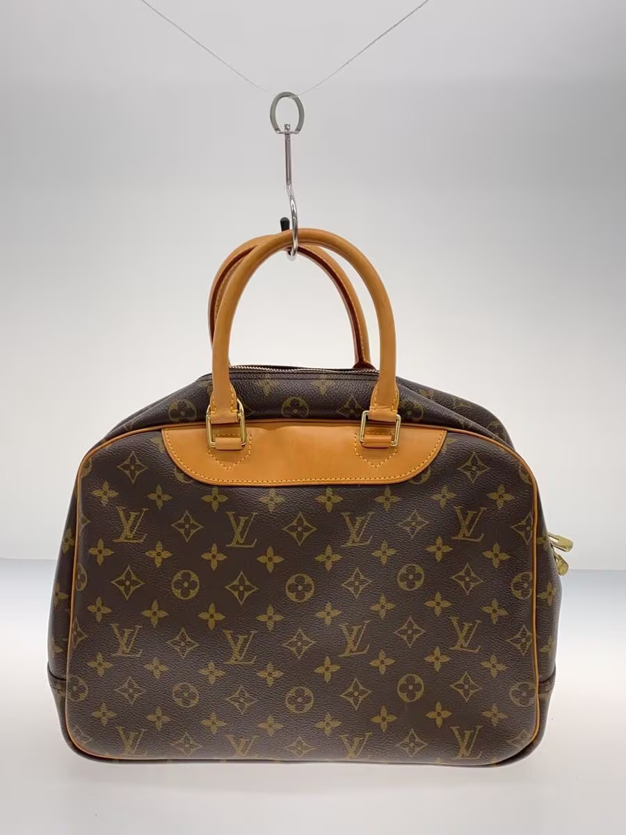 LOUIS VUITTON Bowling Vanity (Deauville) Handbag M4727 Monogram PVC BRW LV