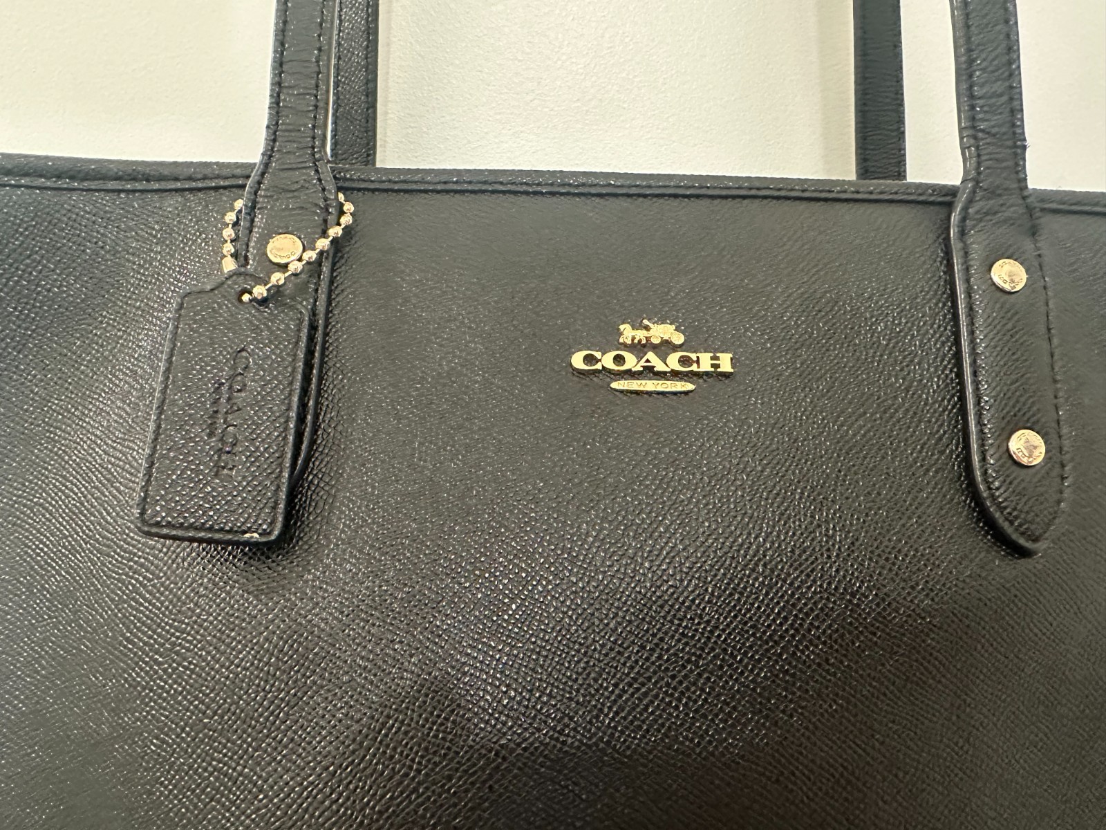 Coach Tote Shoulder Bag – Black