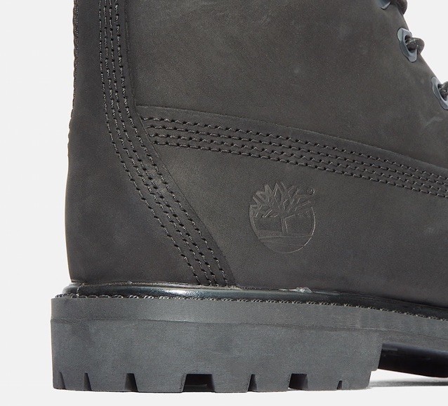 TIMBERLAND PREMIUM 6 IN LACE WATERPROOF BLACK TB 112907 001 size6 NIB